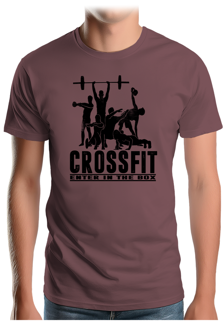 T-Shirt Homme Entrer dans le monde du Crossfit