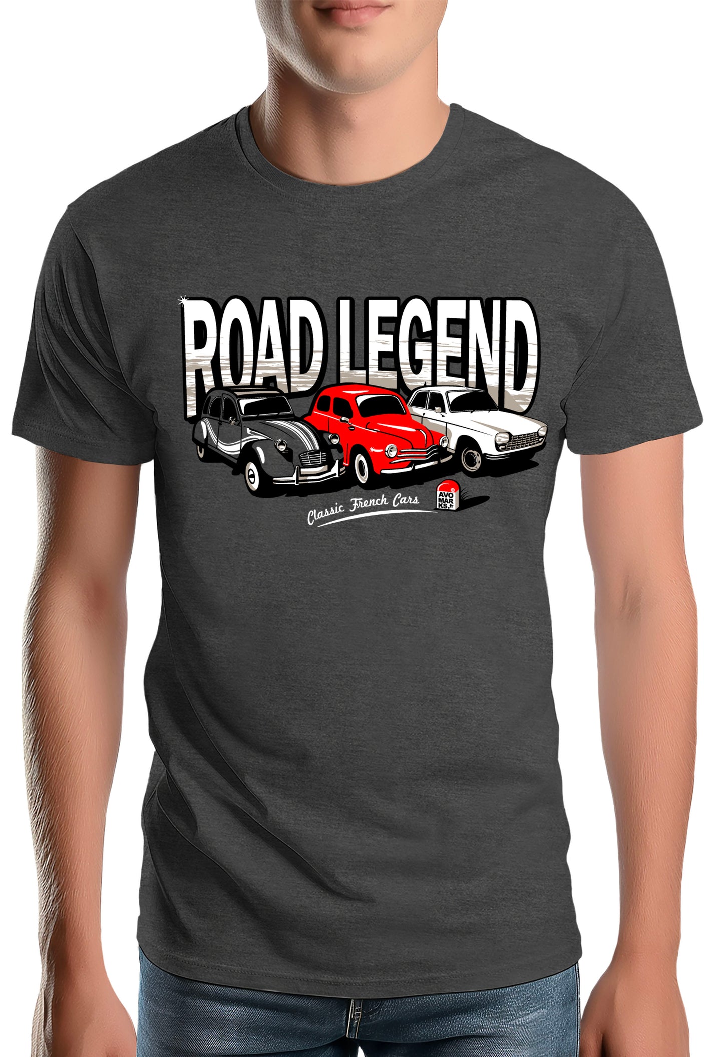 T-Shirt Homme Road Legend Renault Peugeot
