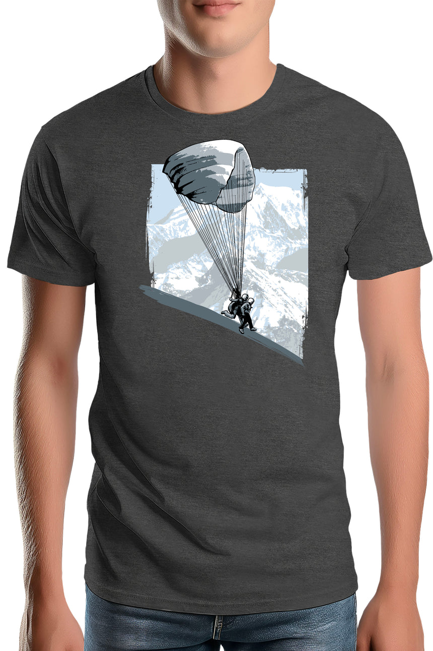 T-Shirt Homme Parapente En Bi Place