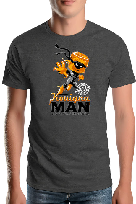 T-Shirt Homme Kouignaman Hero breton