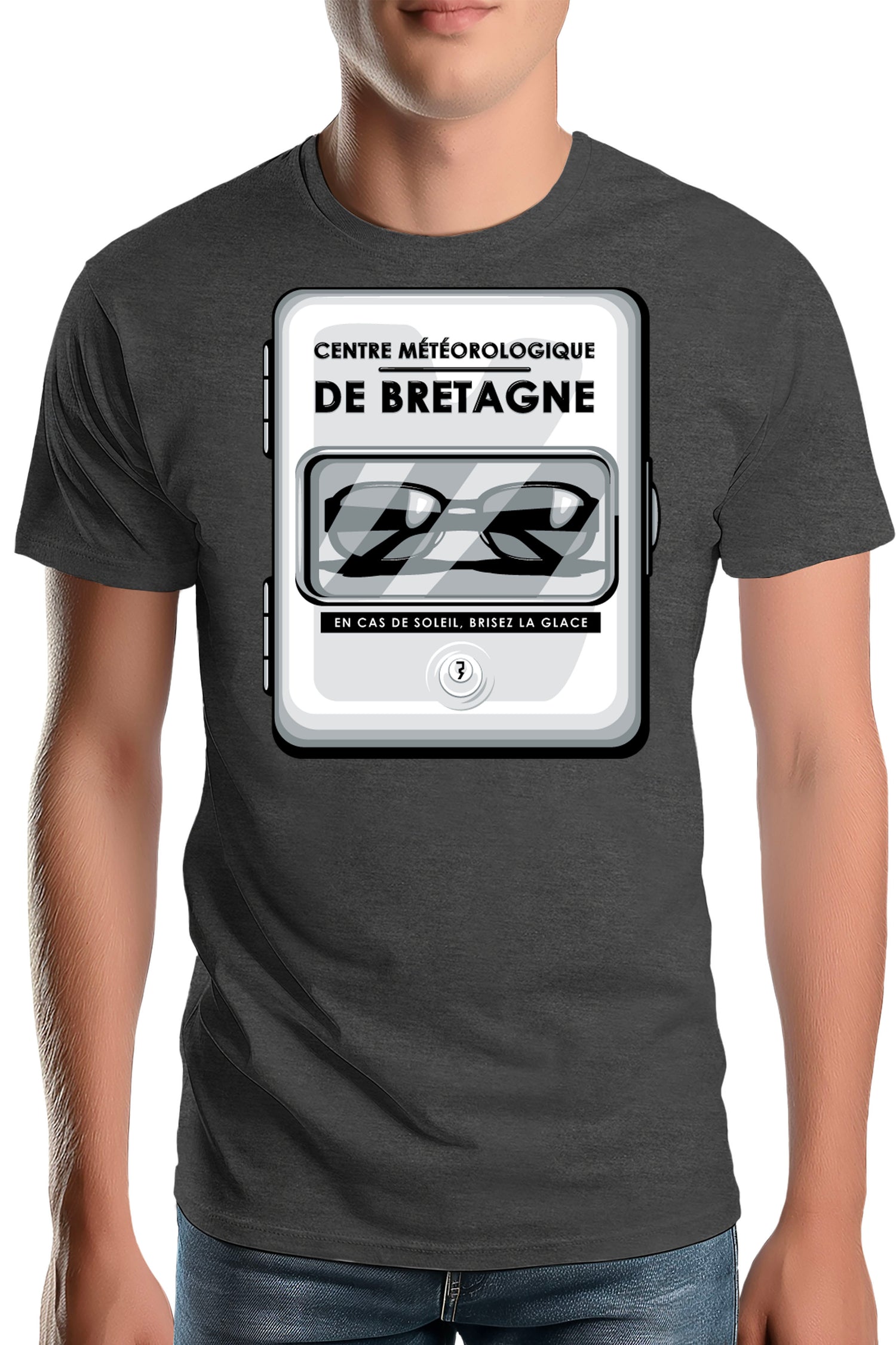 T-Shirt Homme Sun Glass Bretagne Lunette