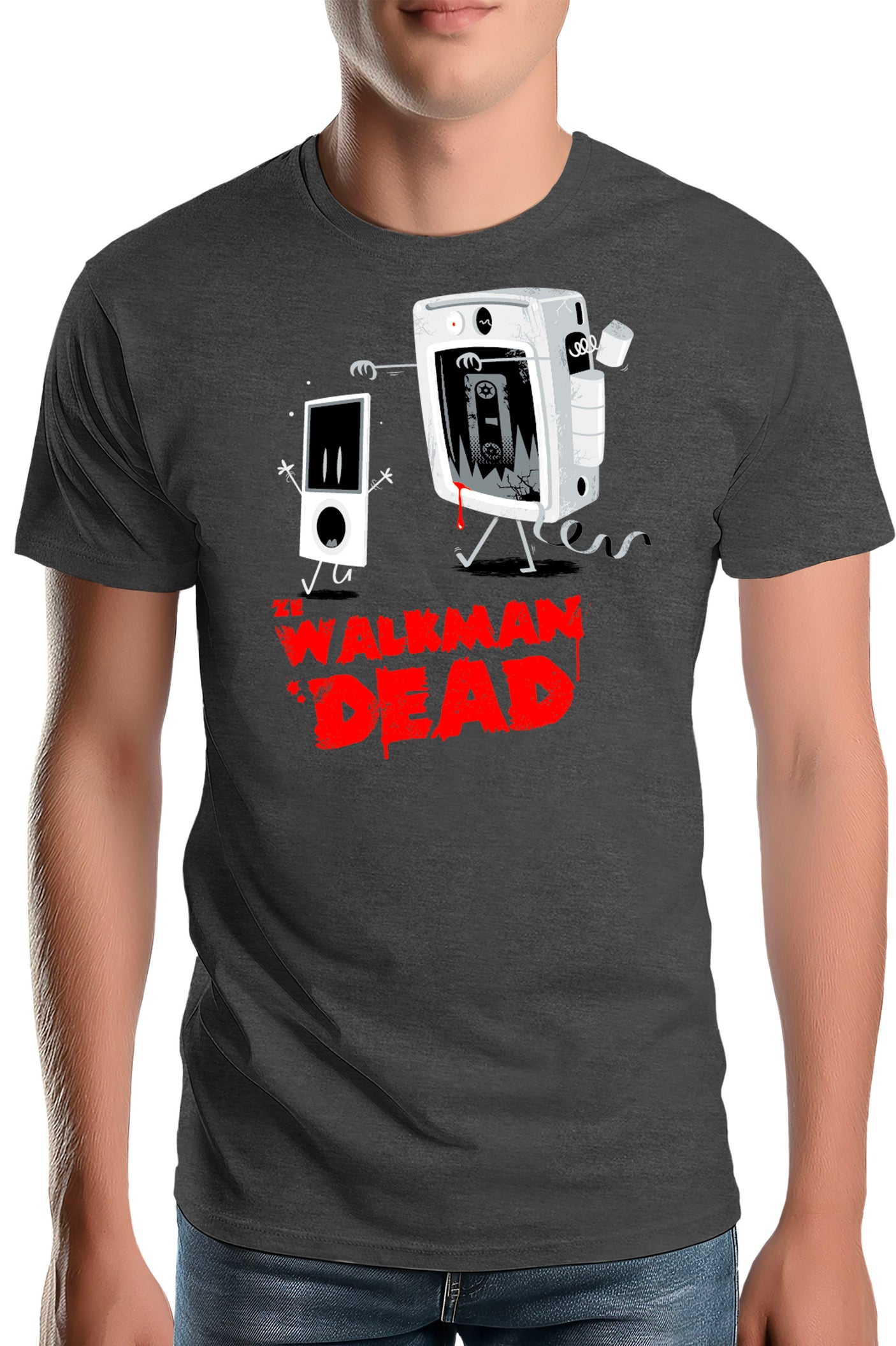 T-Shirt Homme Ze Walkman dead