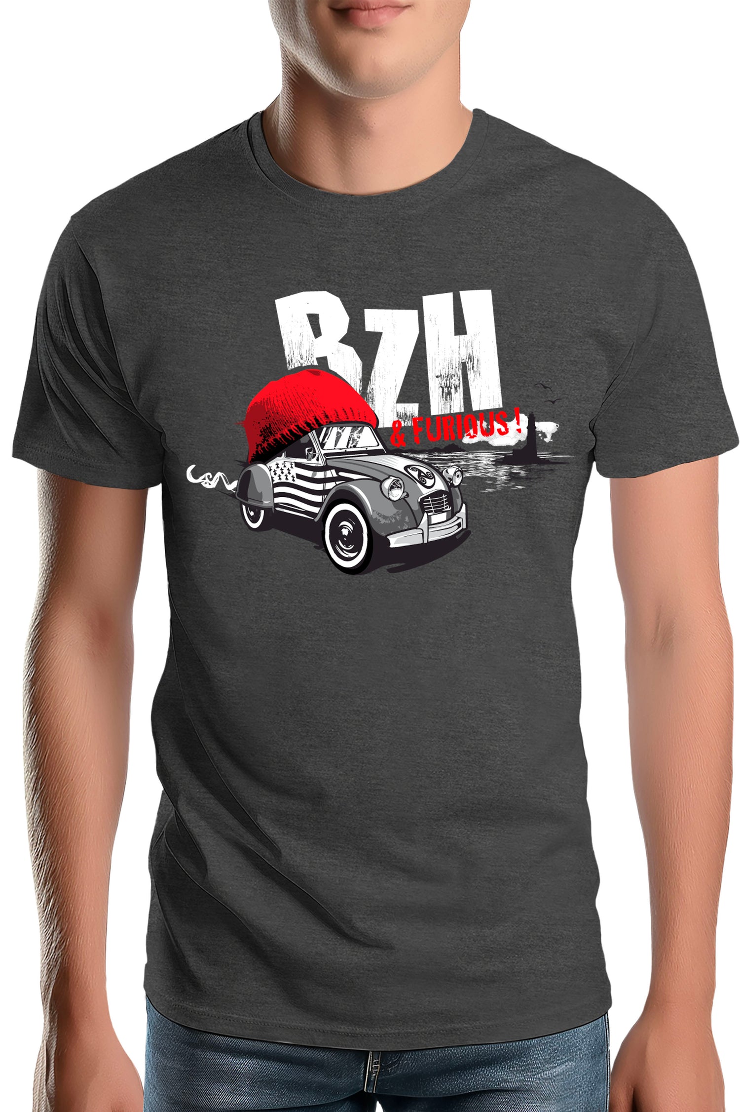 T-Shirt Homme La deuch de Bretagne