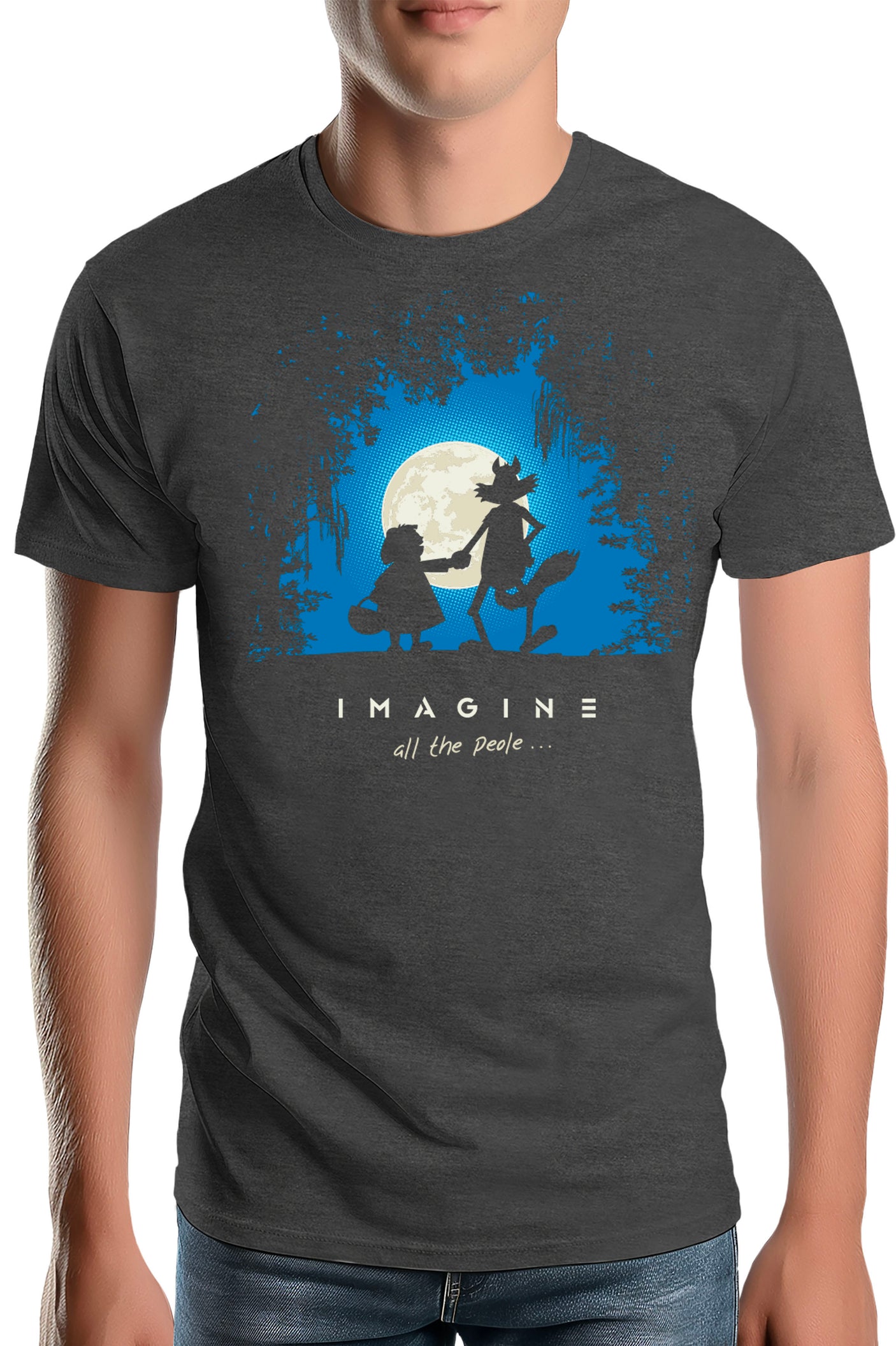 T-Shirt Homme Conte loup et chaperon