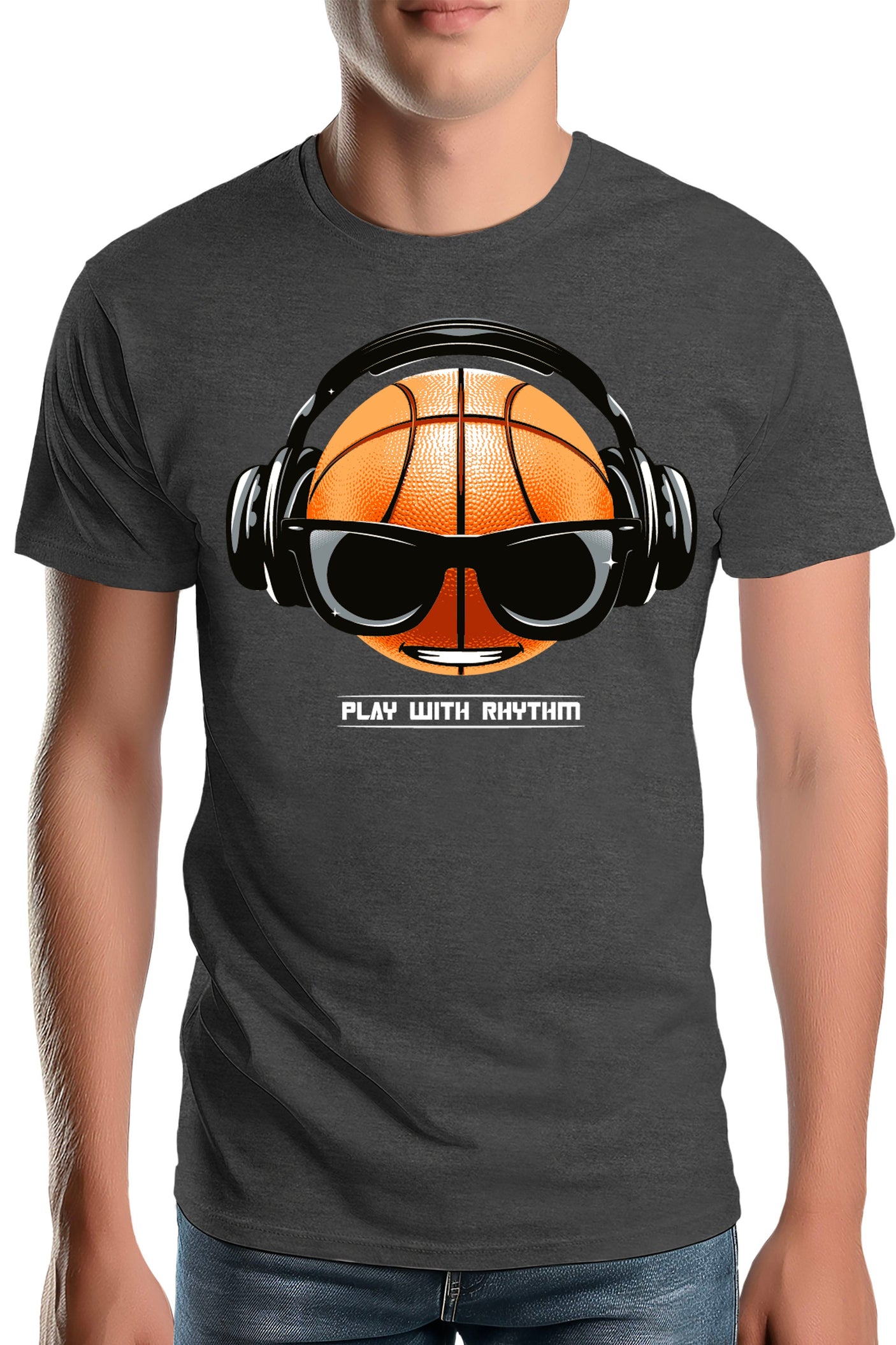 T-Shirt Homme Play basket with rhythm