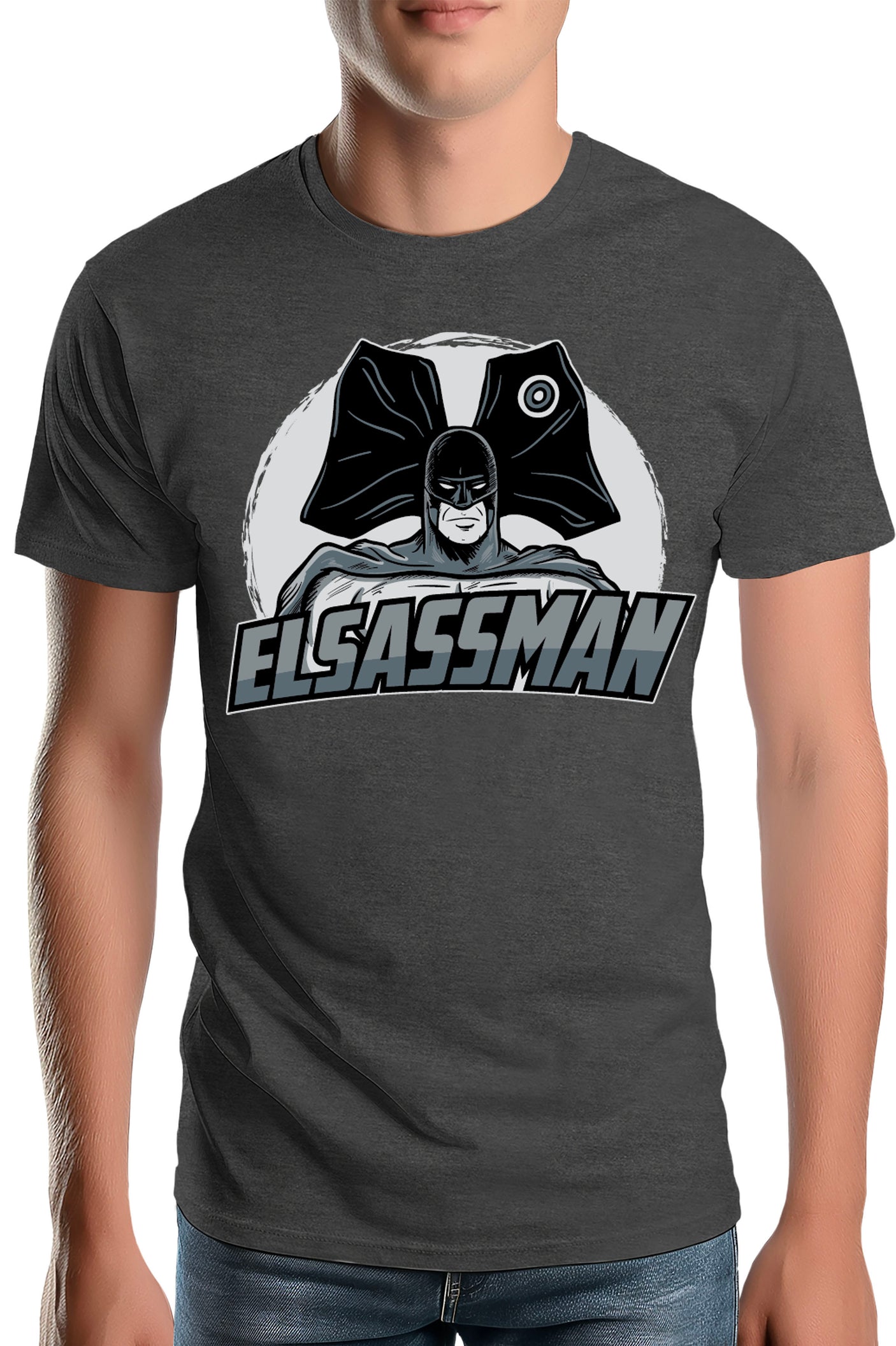 T-Shirt Homme L'Alsacien qui a des super pouvoirs