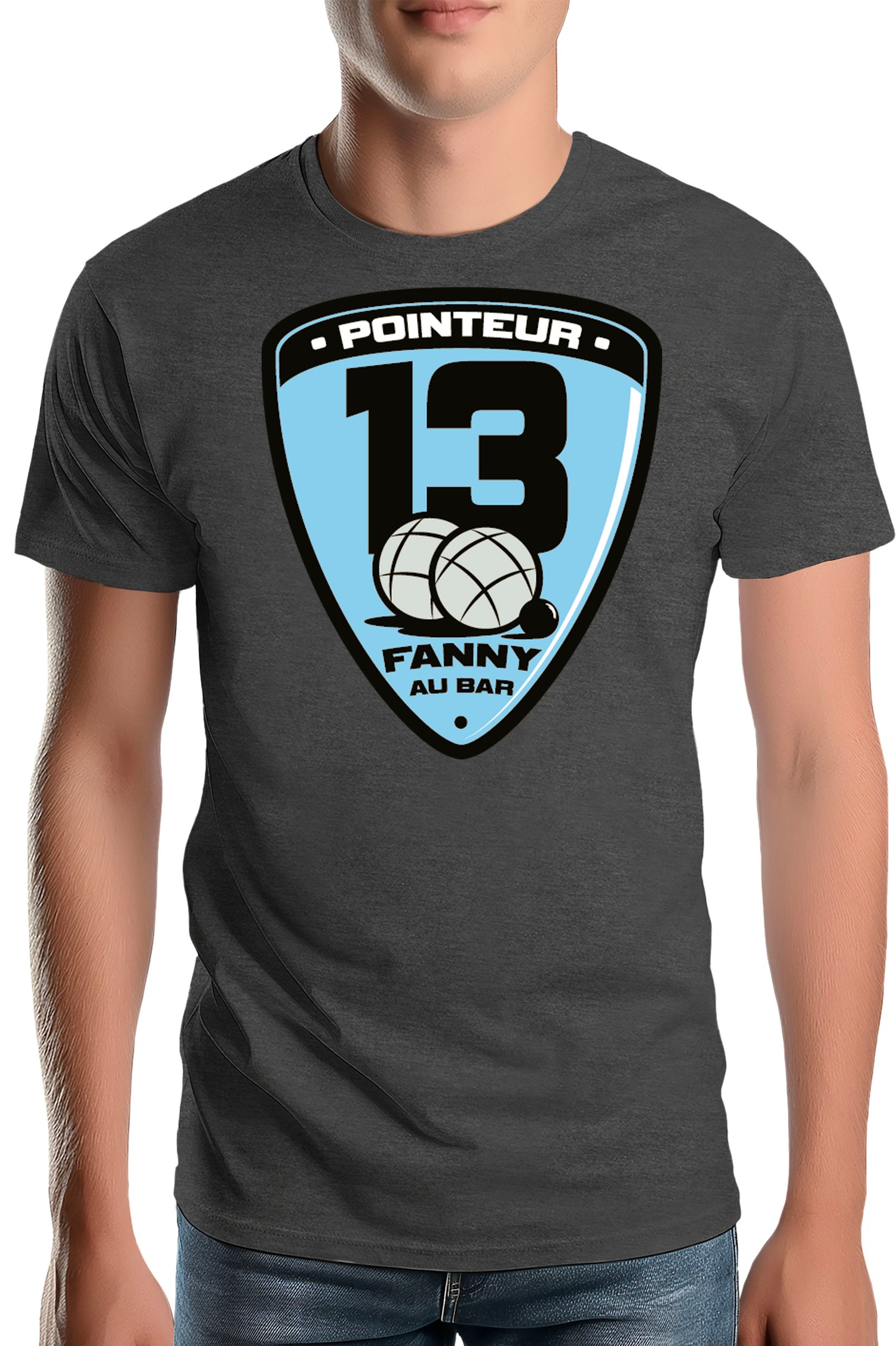 T-Shirt Homme Fanny au bar, pointeur