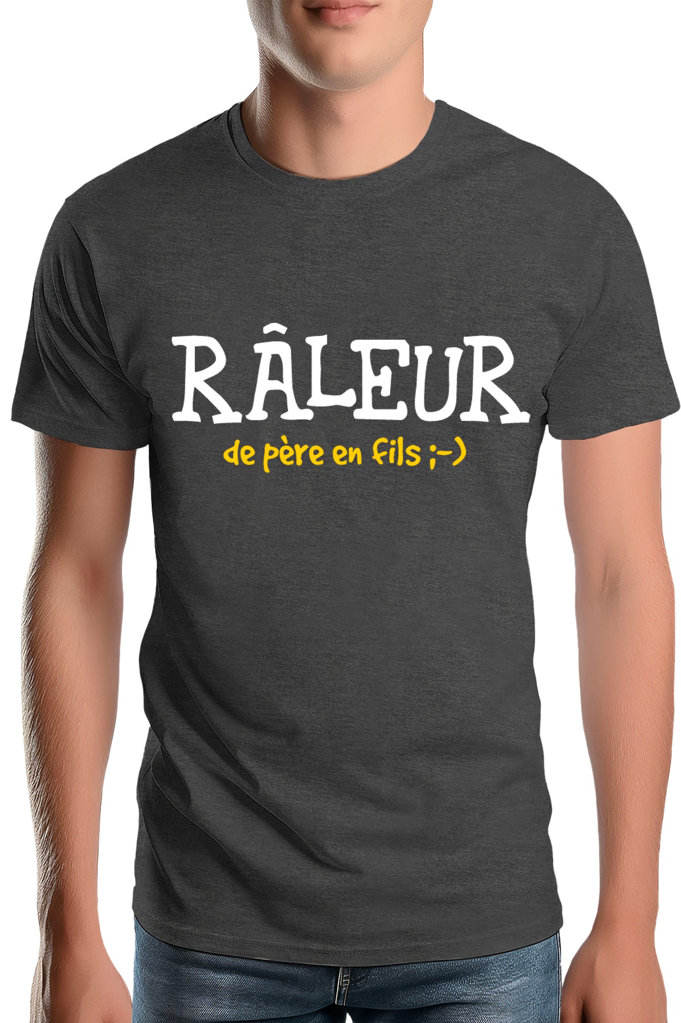 T-Shirt Homme Râleur de père en fils