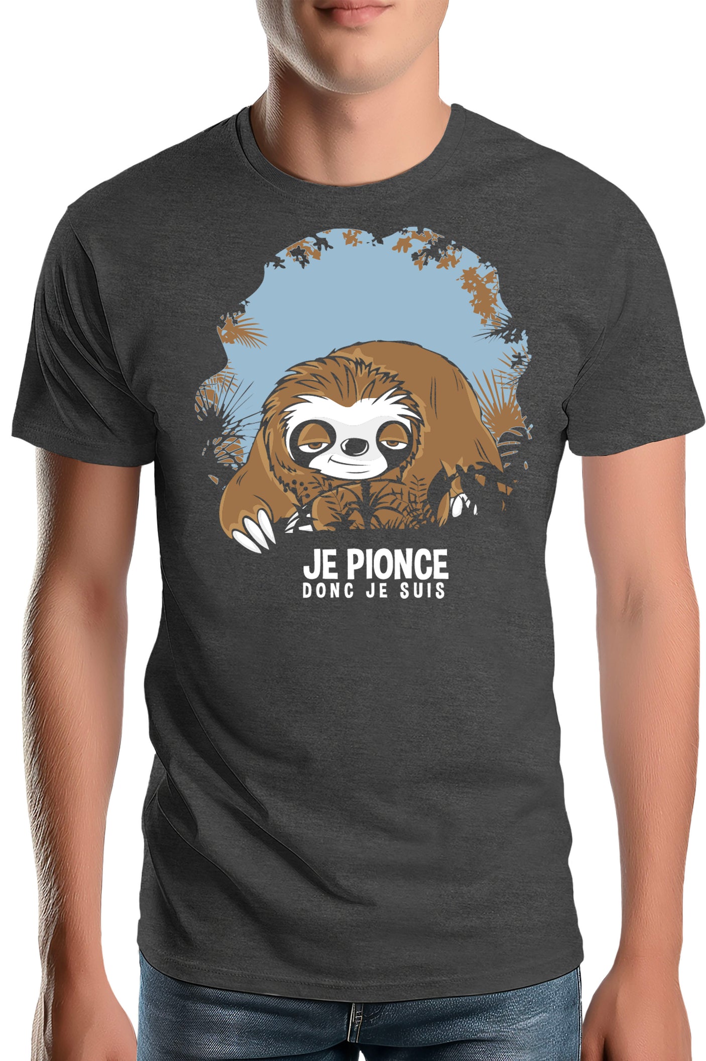 T-Shirt Homme Je pionce donc je suis