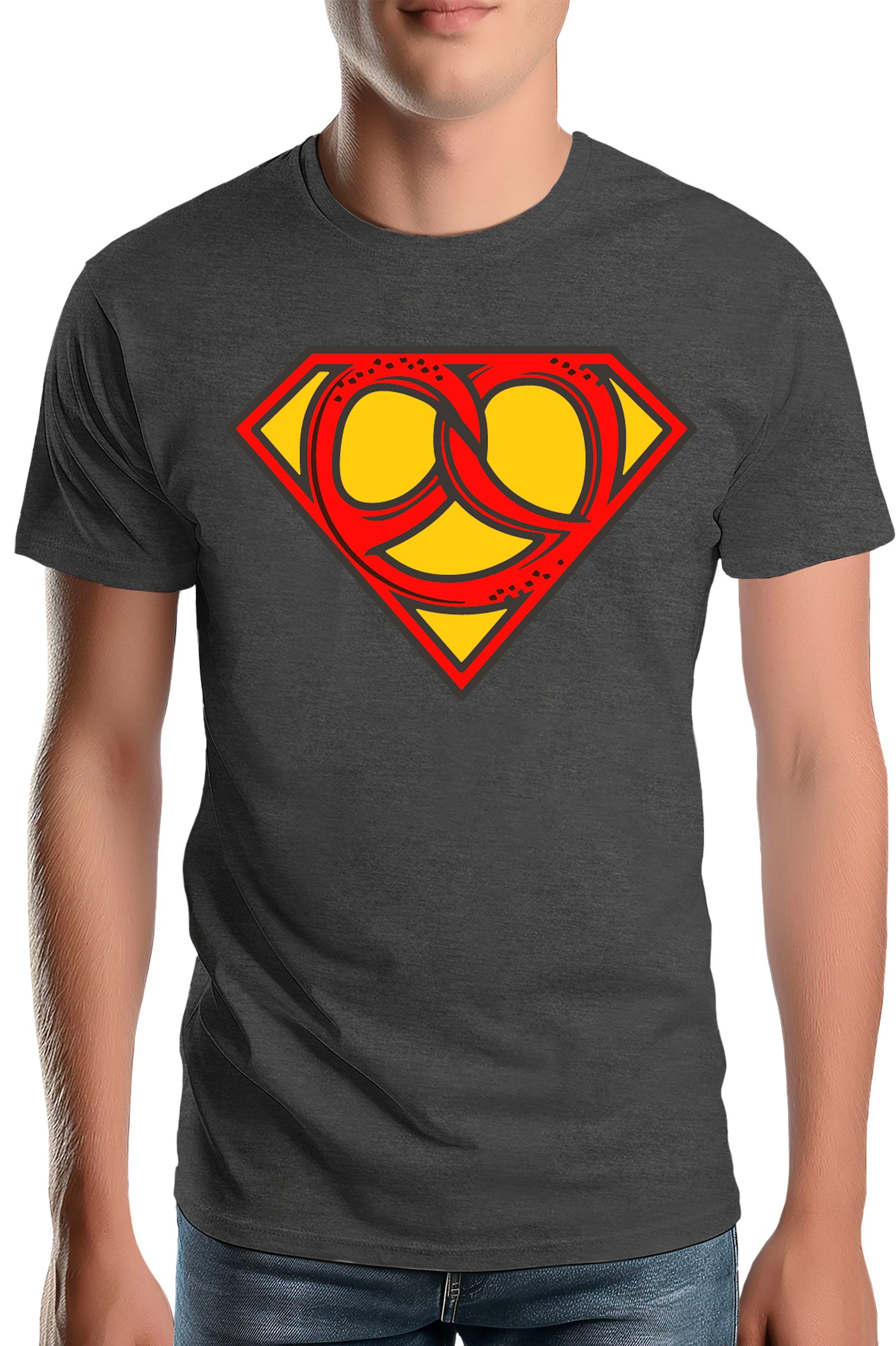 T-Shirt Homme Super héros Alsacien