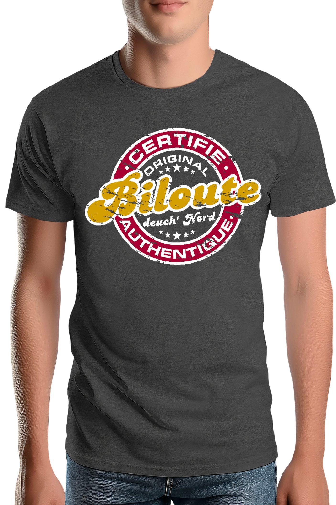 Tee-Shirt Homme Certifie authentique biloute