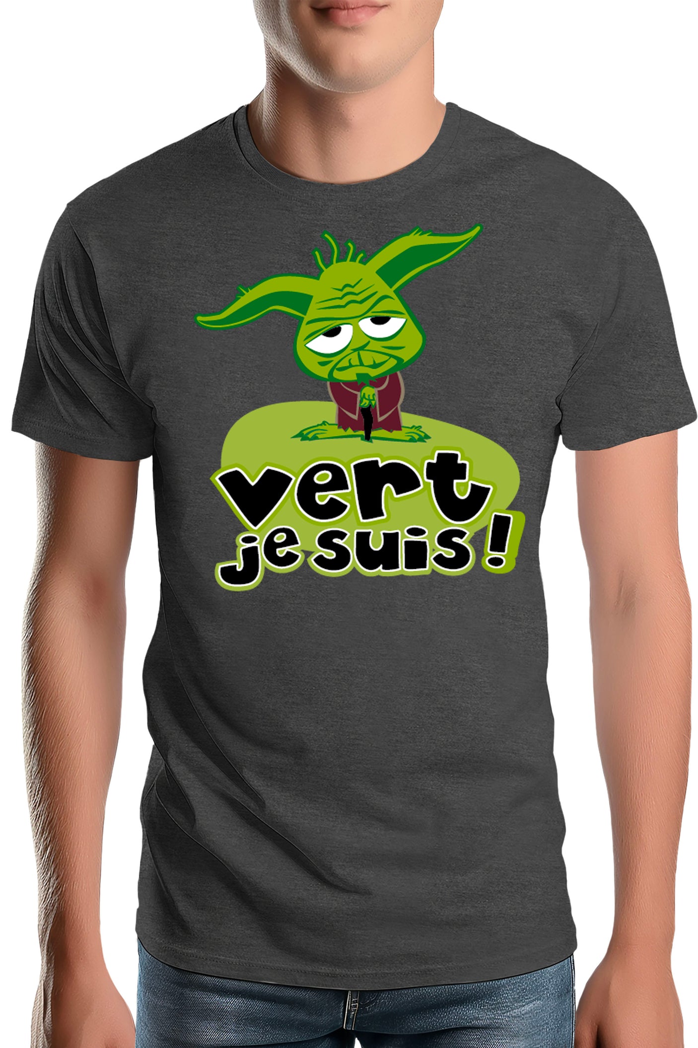 T-Shirt Homme Vert Je Suis