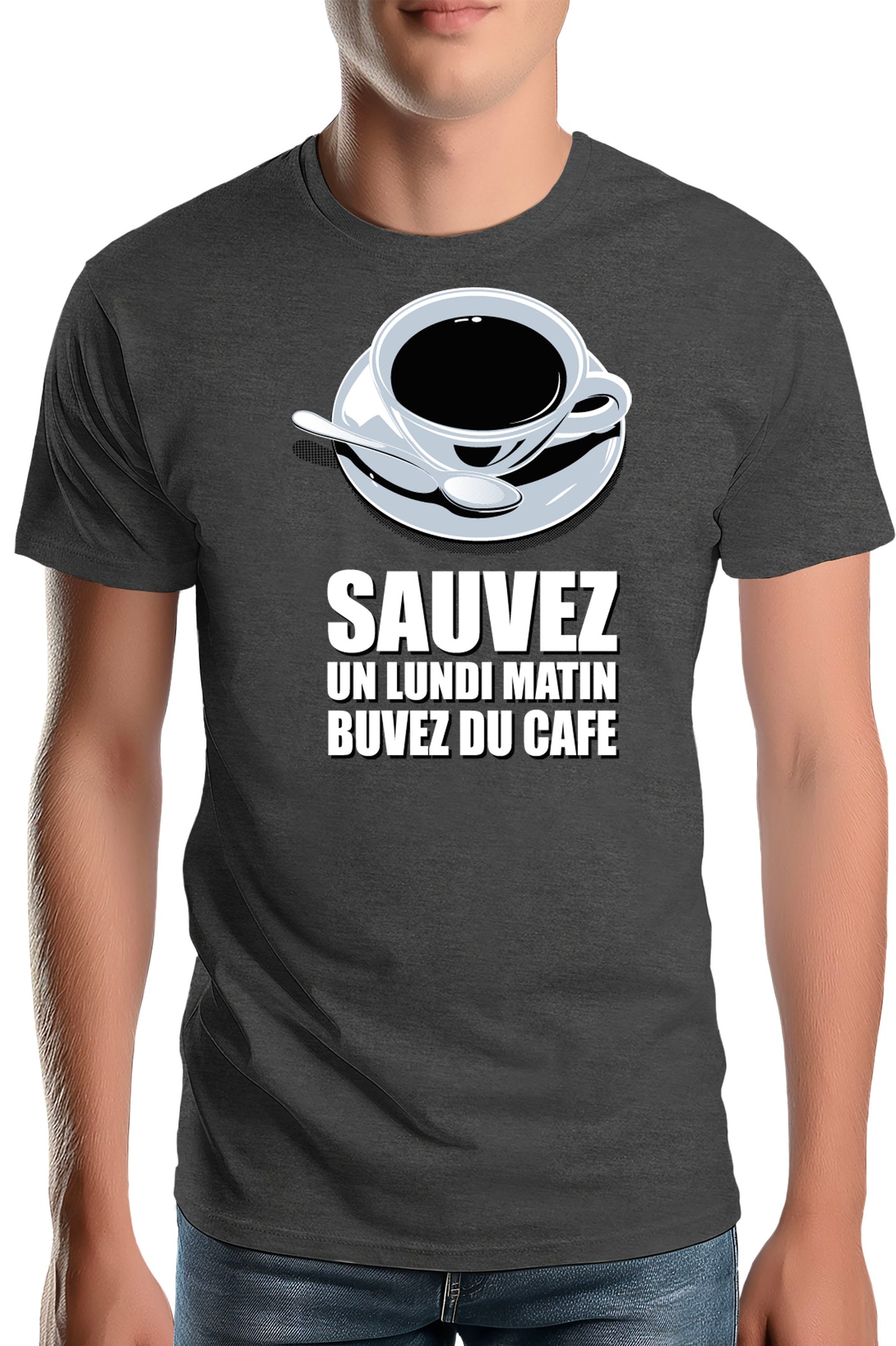 T-Shirt Homme Sauvez Un Lundi Matin