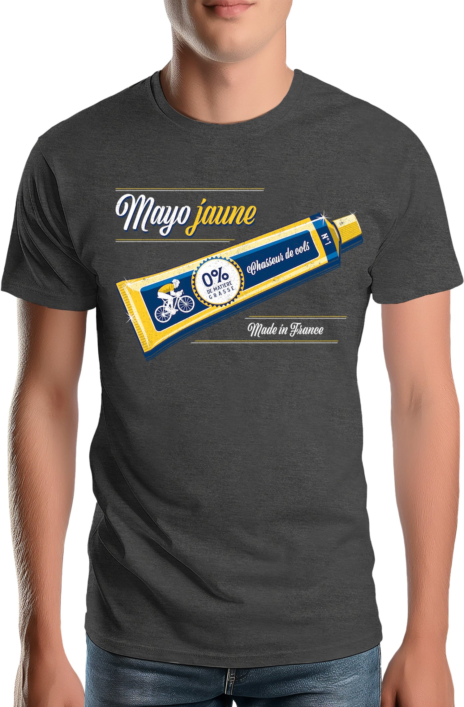 T-Shirt Homme Mayo jaune