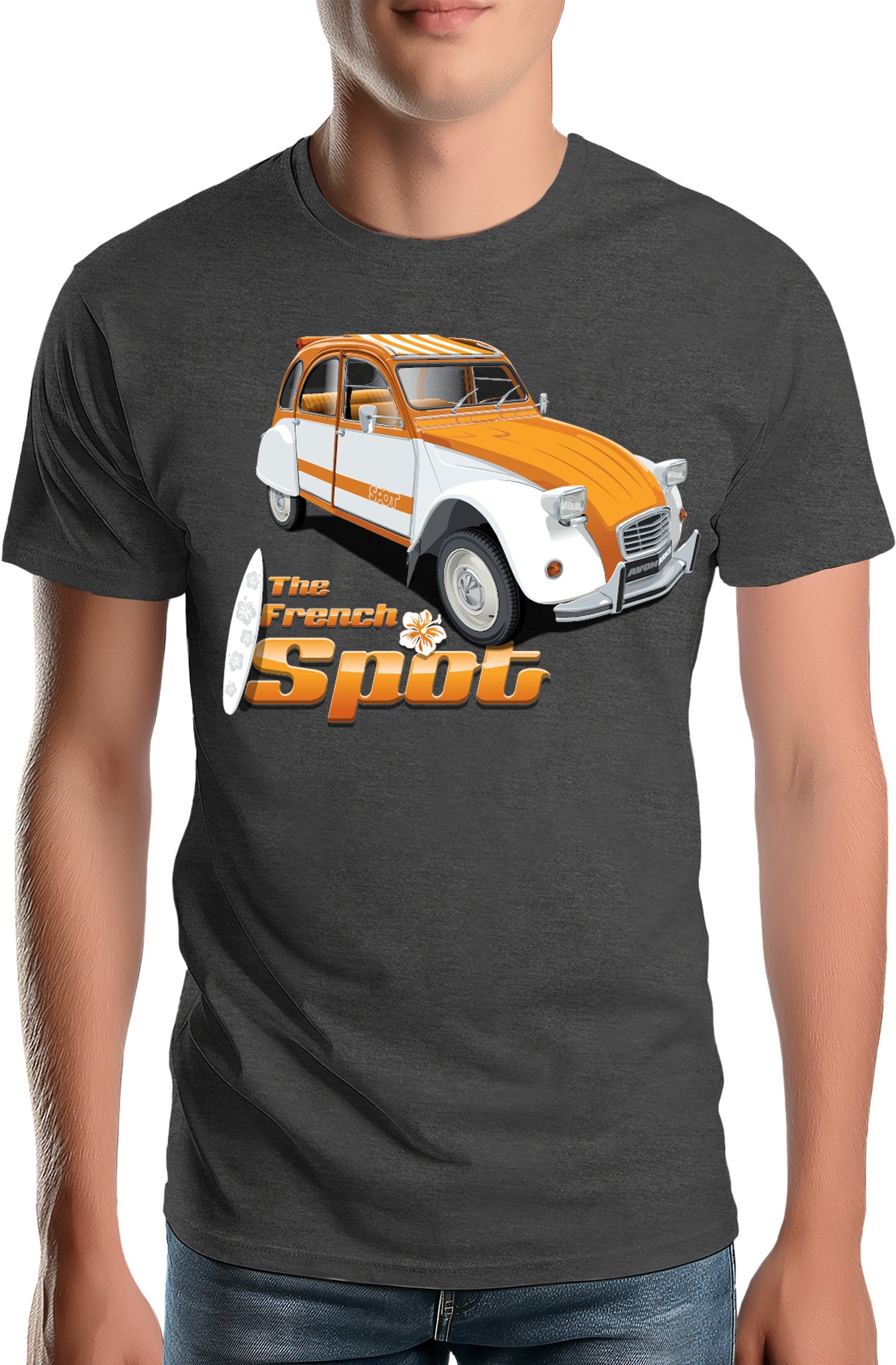 T-Shirt Homme The french spot 02 cv