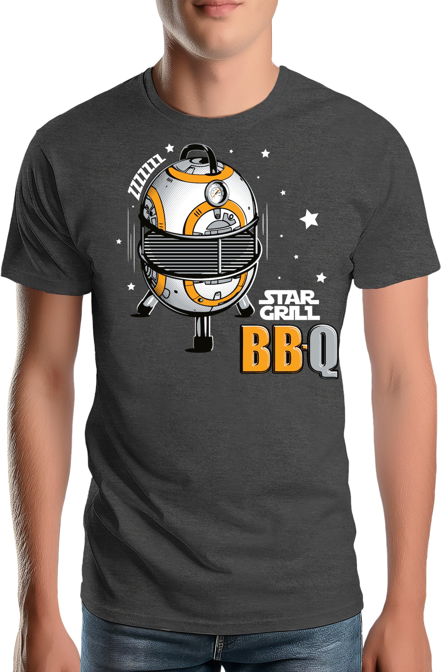 T-Shirt Homme BBQ Wars le retour de star grill