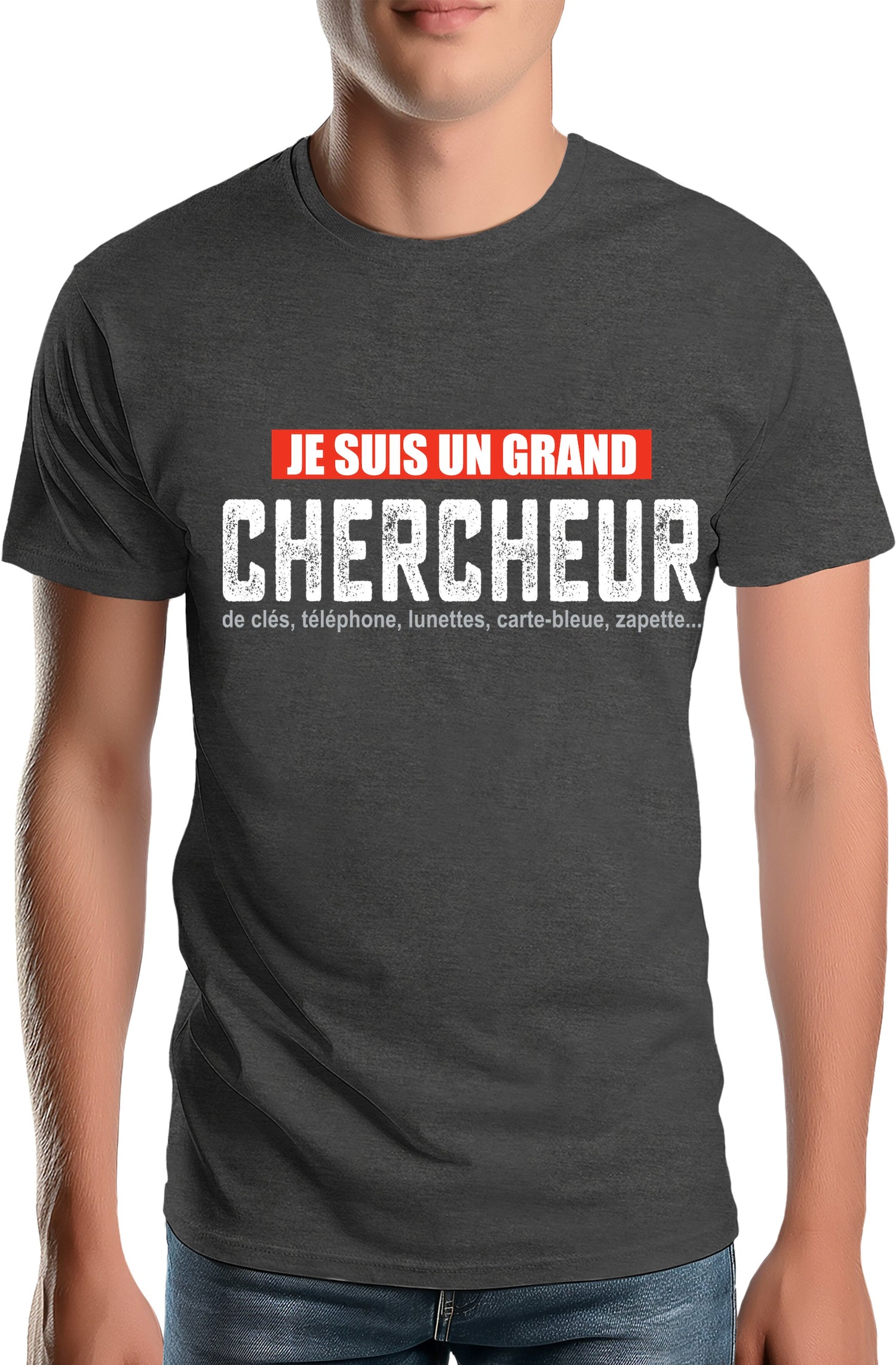 T-Shirt Homme je suis un grand chercheur ... retraite