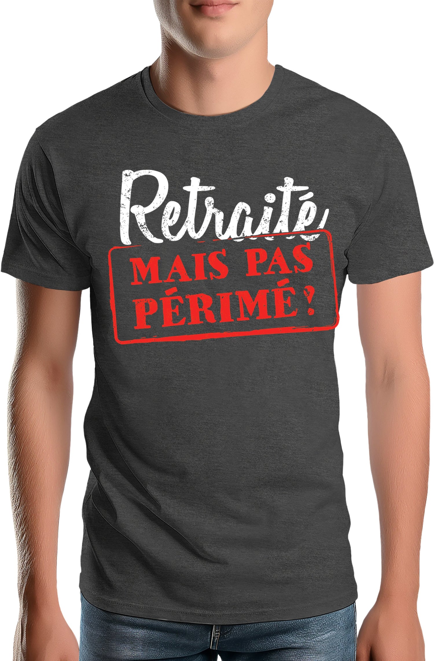 T-Shirt Homme Retraité mais pas périmé