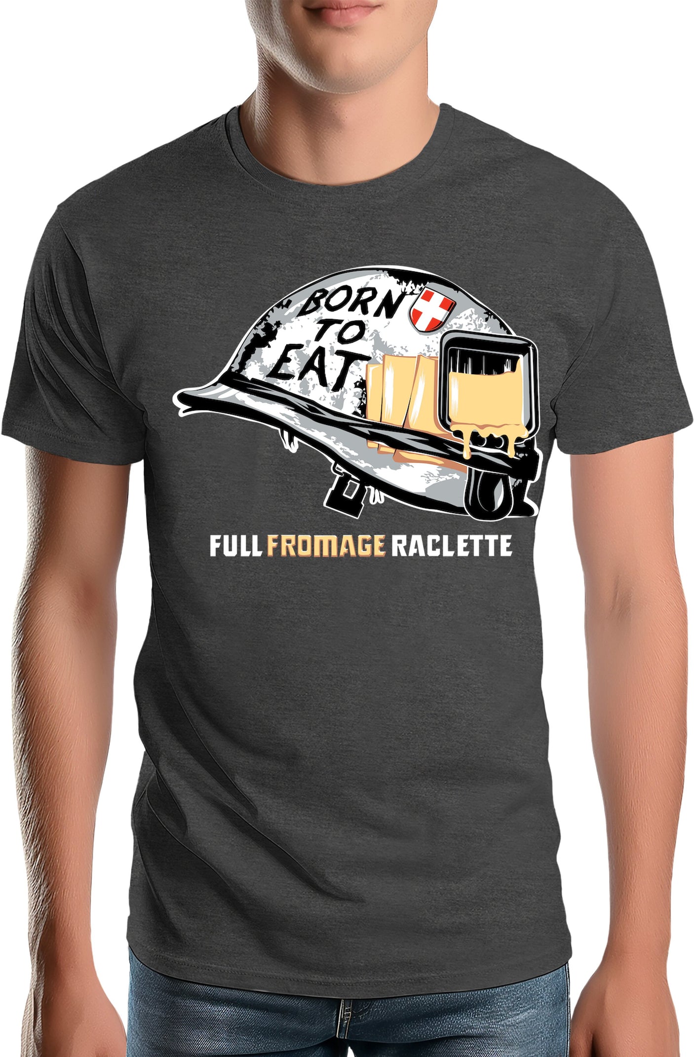 T-Shirt Homme Full fromage raclette
