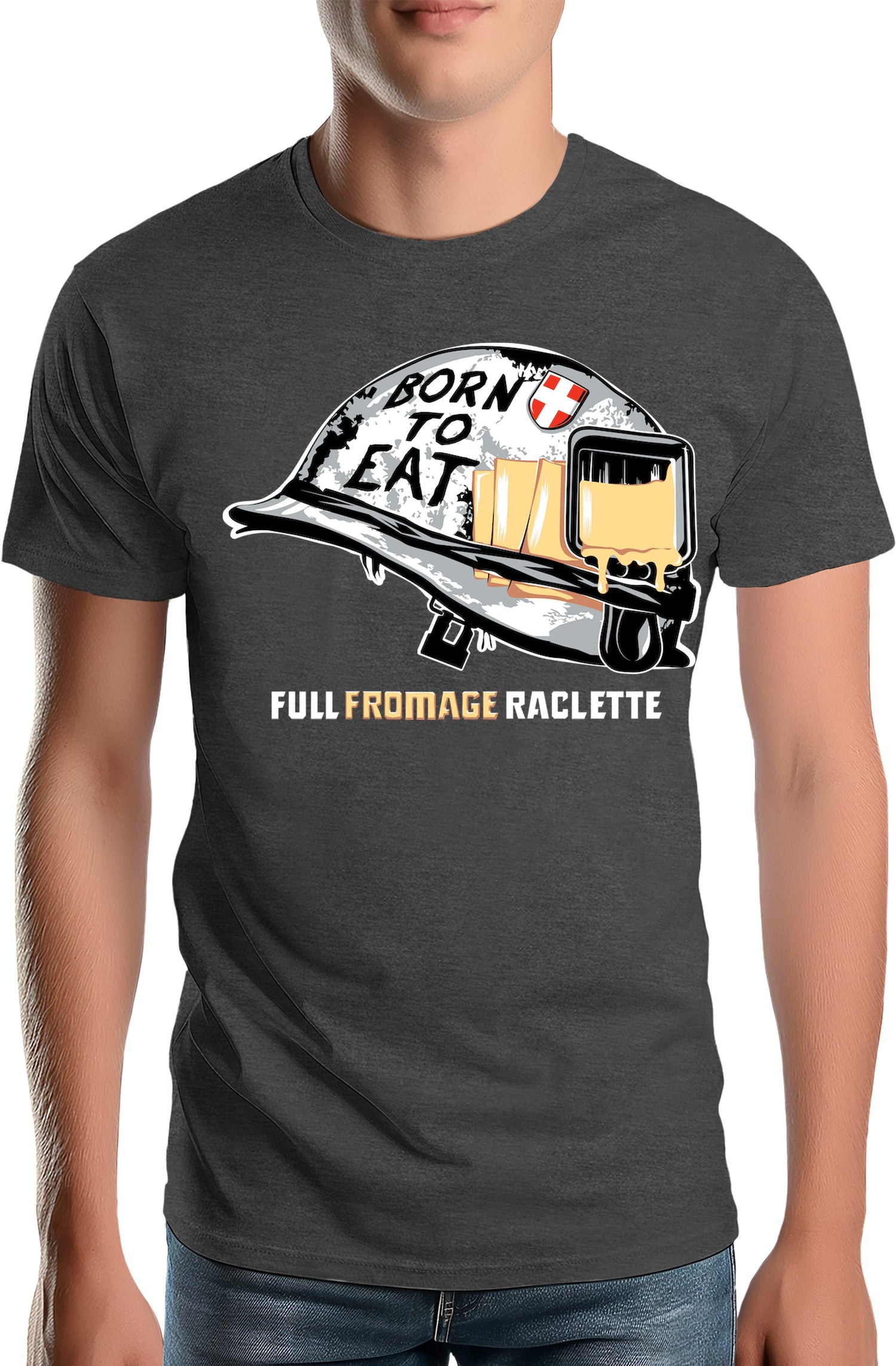 T-Shirt Homme Full fromage raclette