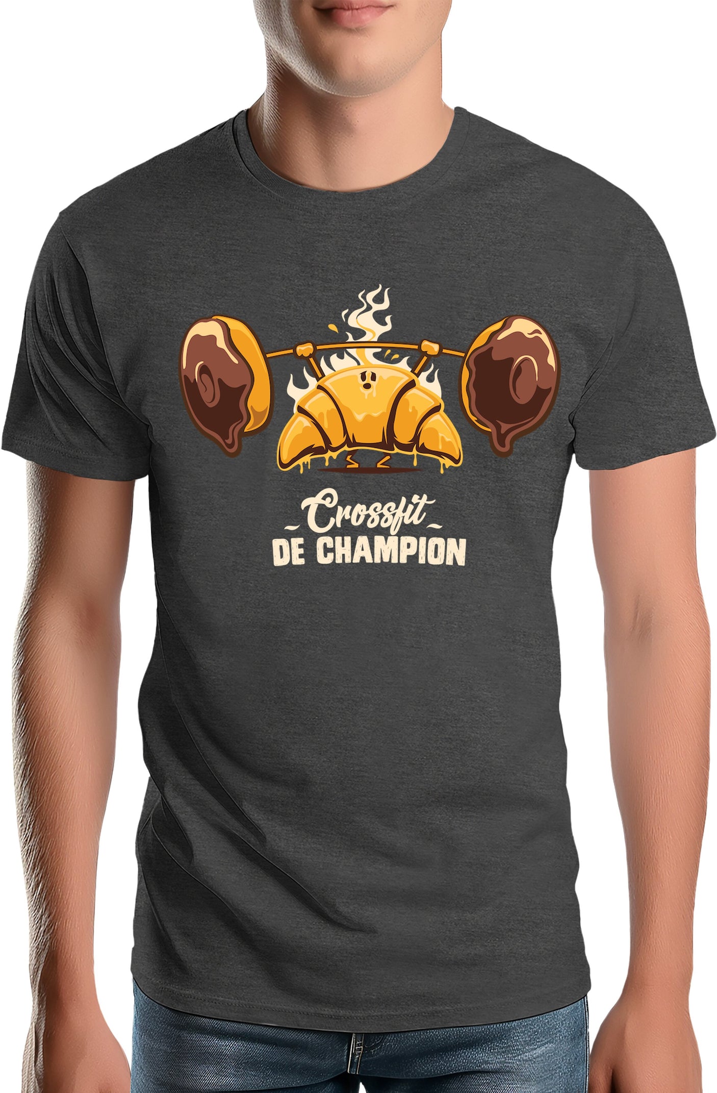 T-Shirt Homme Champion des petits déjeuners