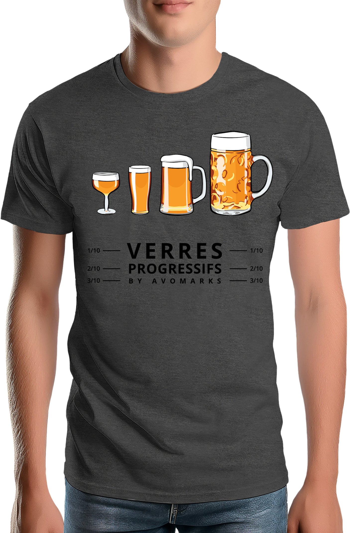 T-Shirt Homme Ophtalmo de la bière