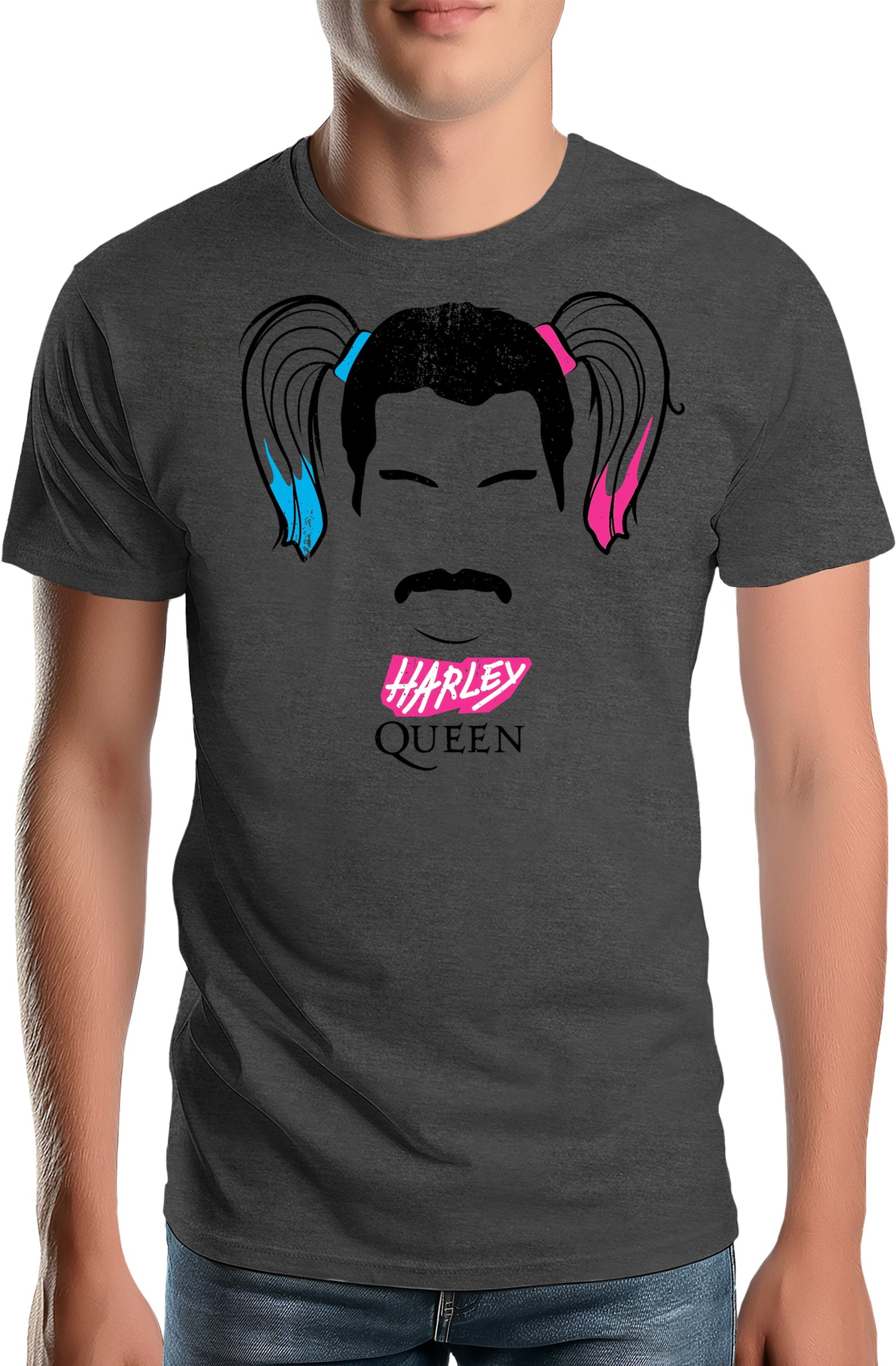 T-Shirt Homme Queen et Harley Quinn