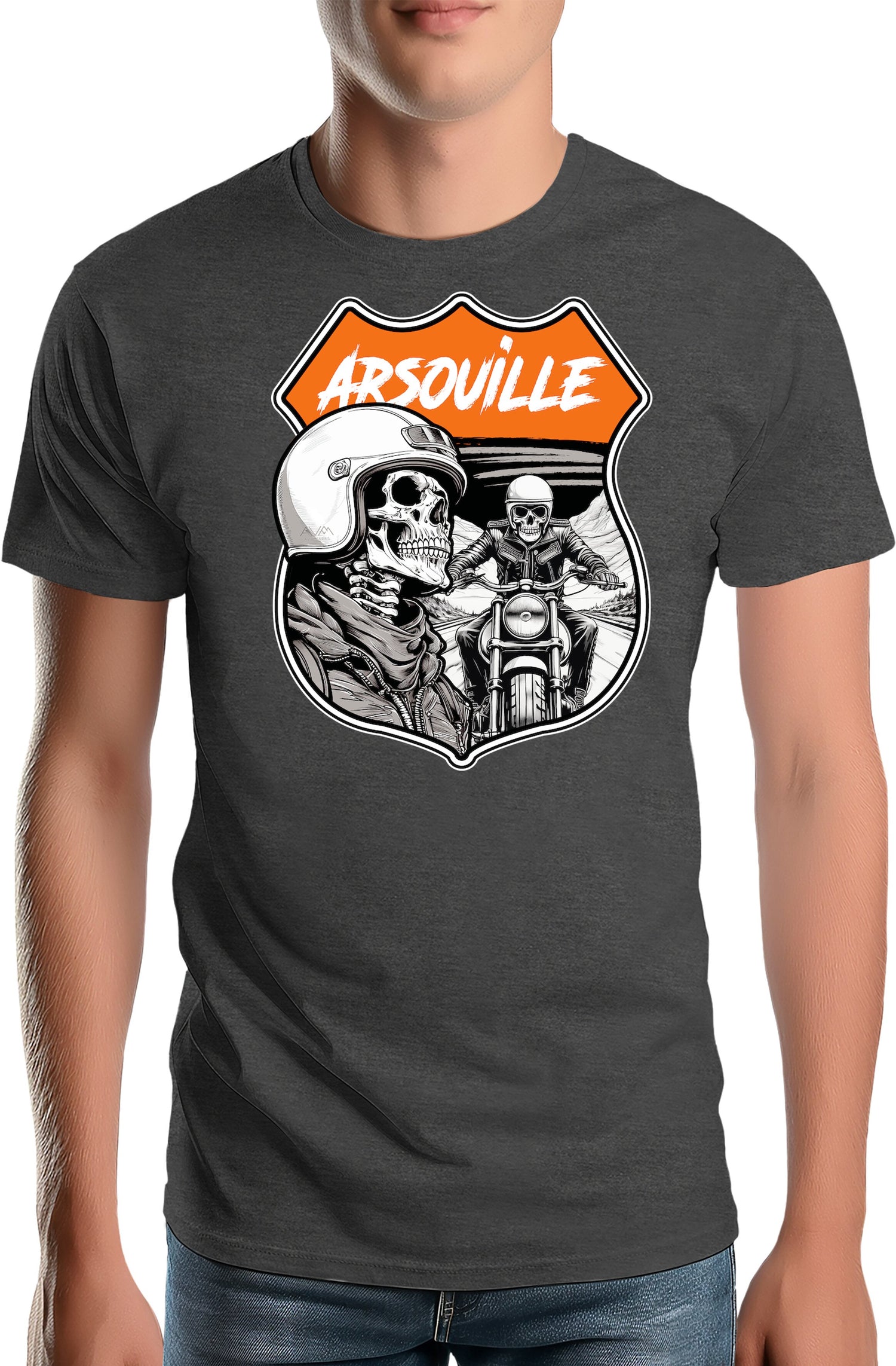 T-Shirt Homme Arsouille tête de mort