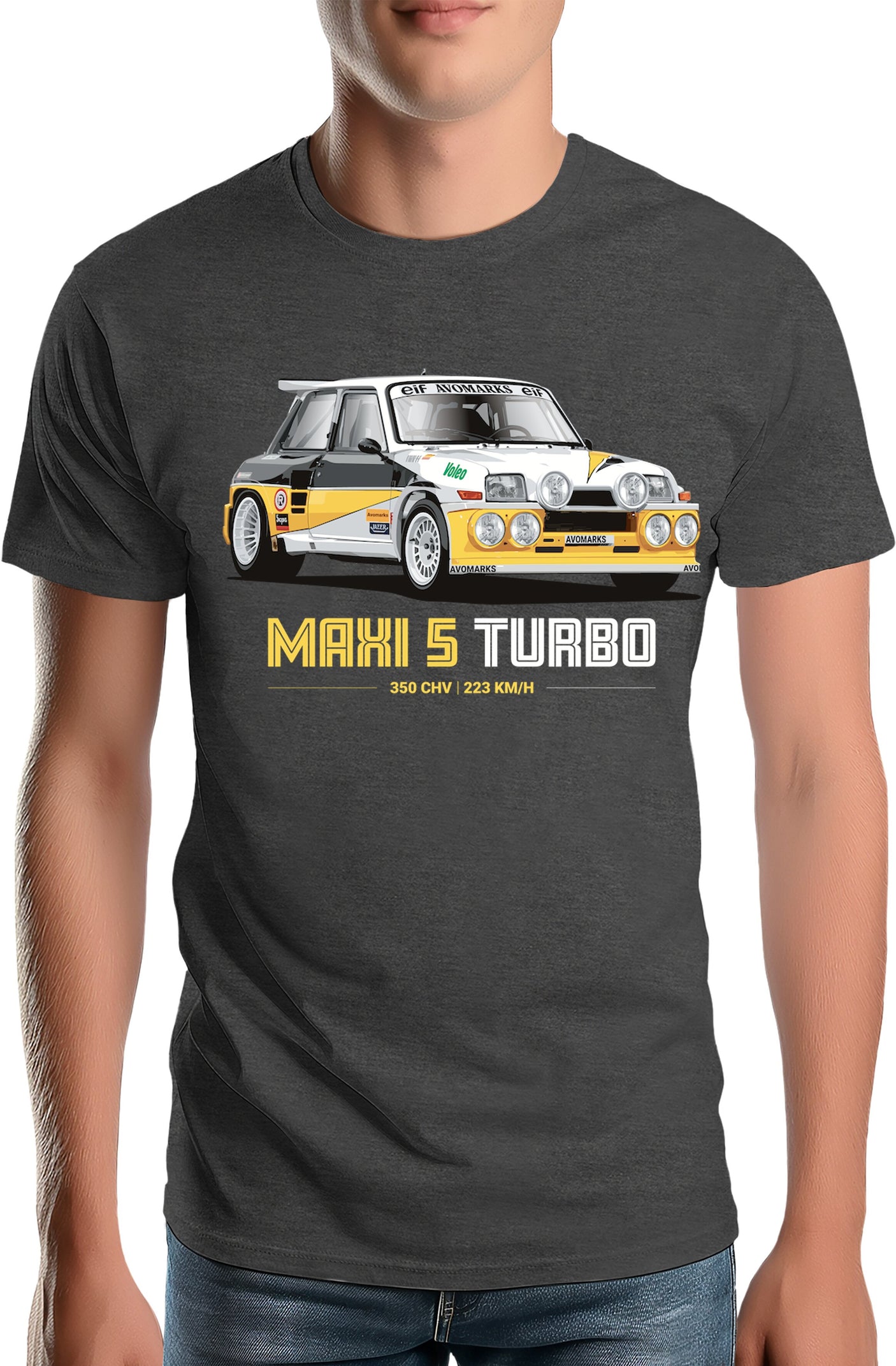 T-Shirt Homme Maxi 5 Turbo