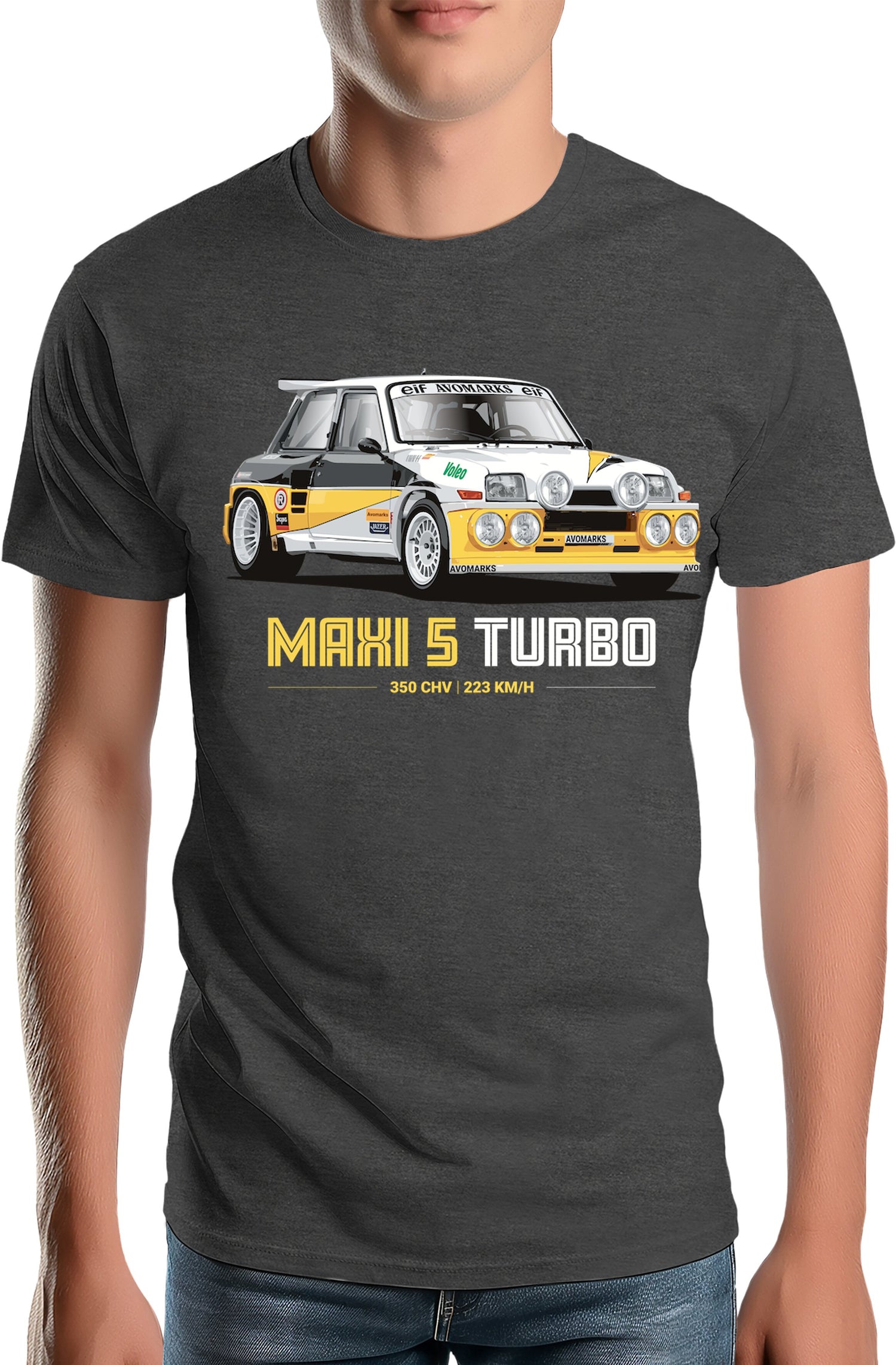 T-Shirt Homme Maxi 5 Turbo