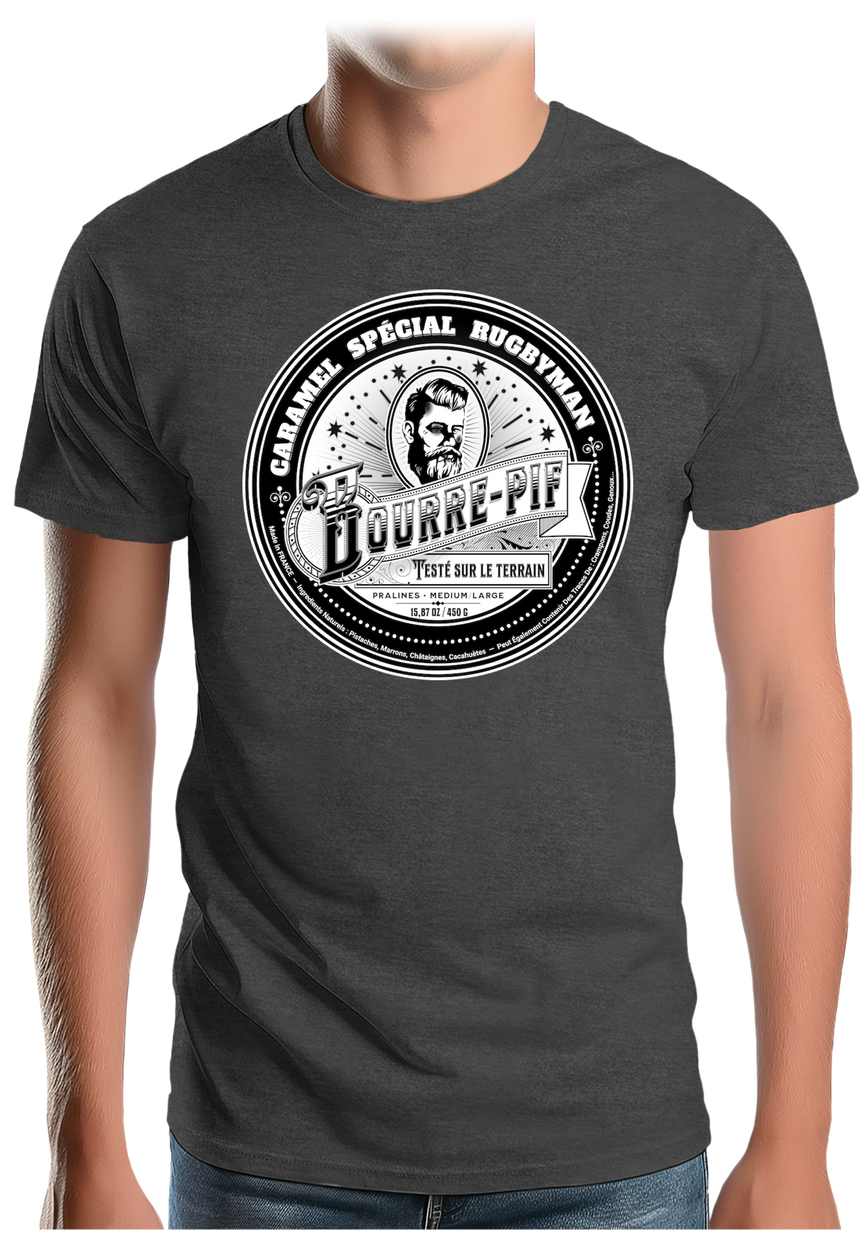 T-Shirt Homme Le Bourre Pif, super caramel