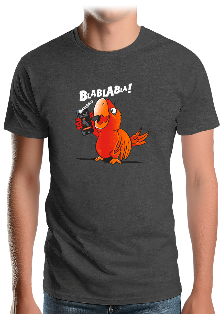 T-Shirt Homme Blablabla dit coco le Perroquet