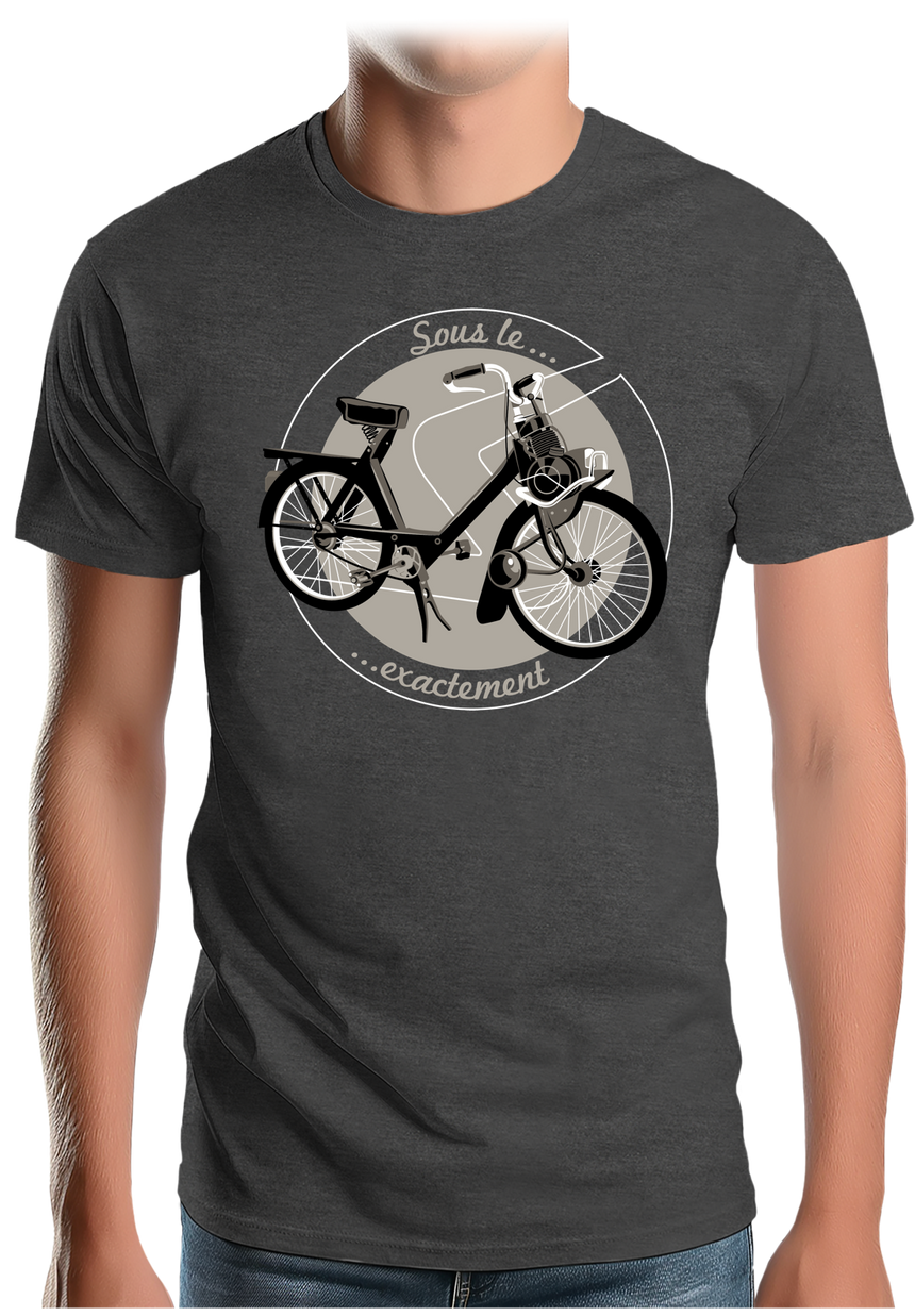 T-Shirt Homme Vélo sous le solex