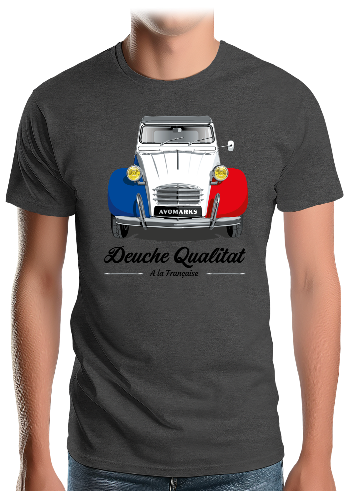T-Shirt Homme 2 CV qualité à la française