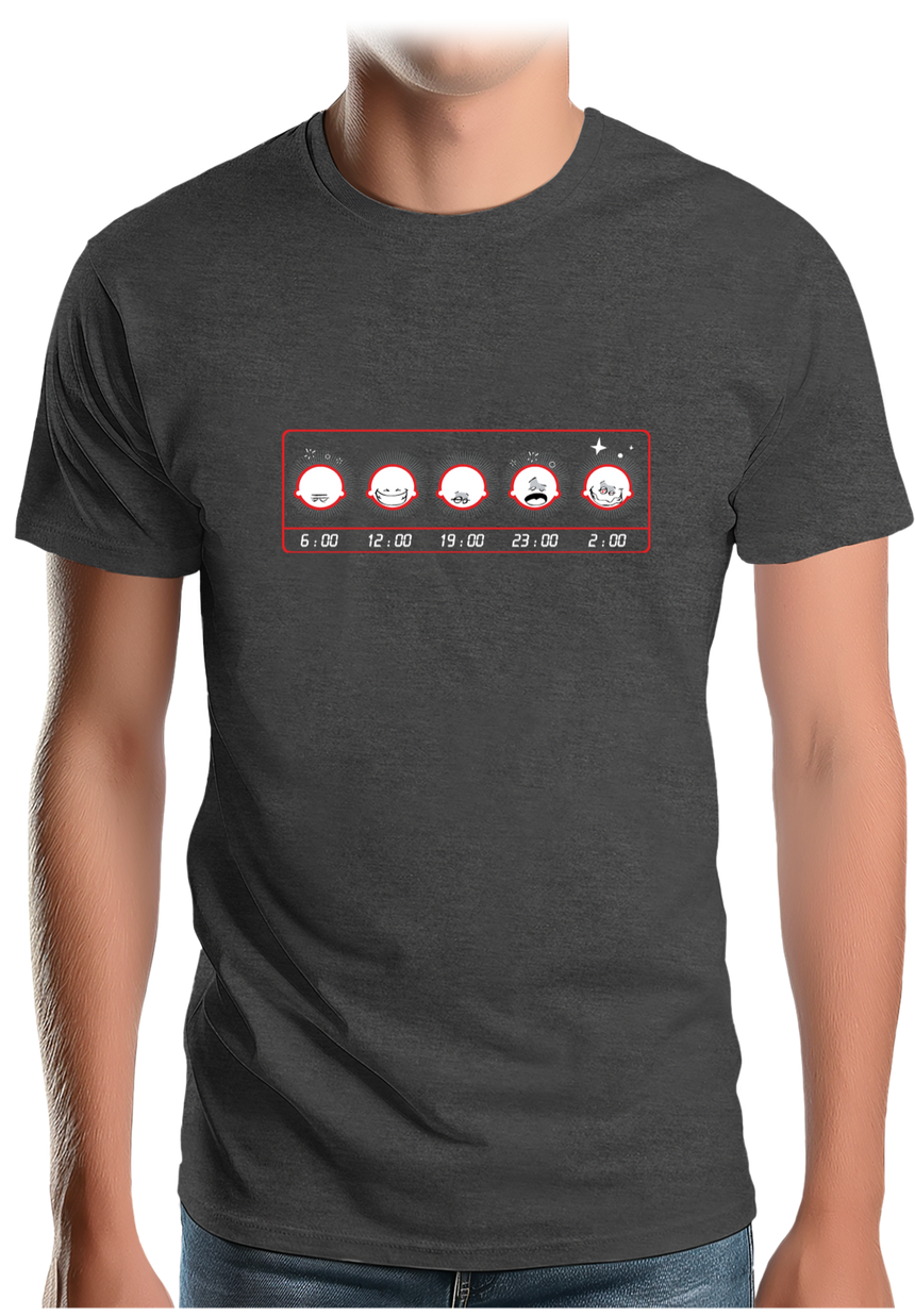 T-Shirt Homme Dur Dur le réveil alcoolisé