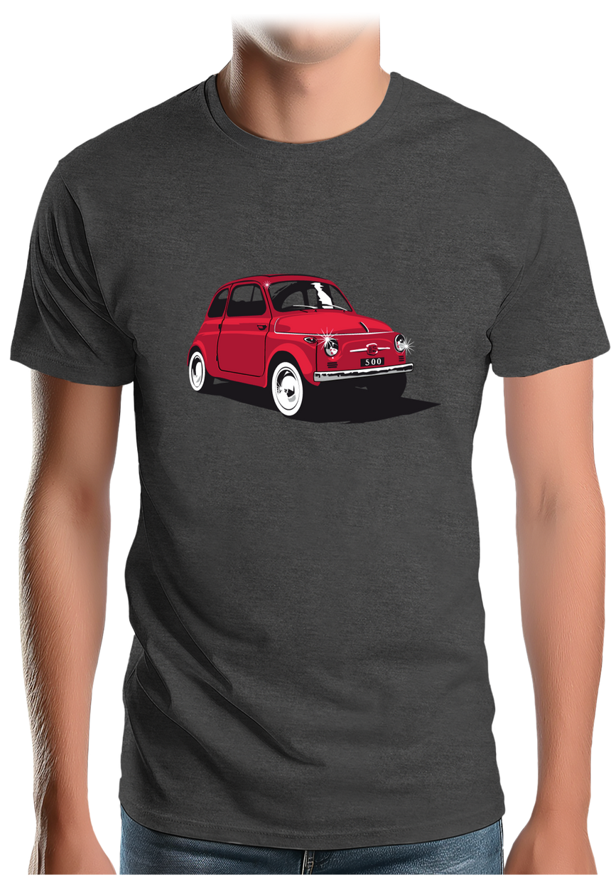 T-Shirt Homme Voiture Italienne 500 Luxe