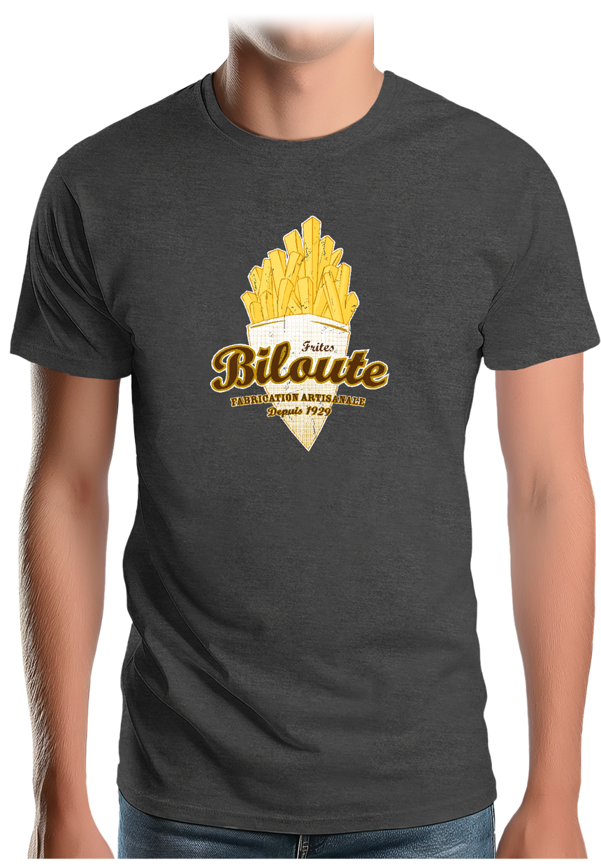 T-Shirt Homme Cornet de frites biloute