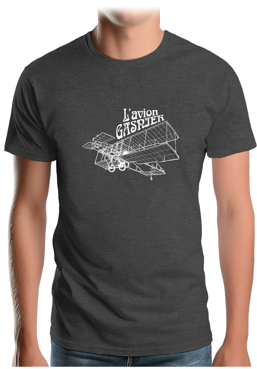 T-Shirt Homme Avion Rene Gasnier