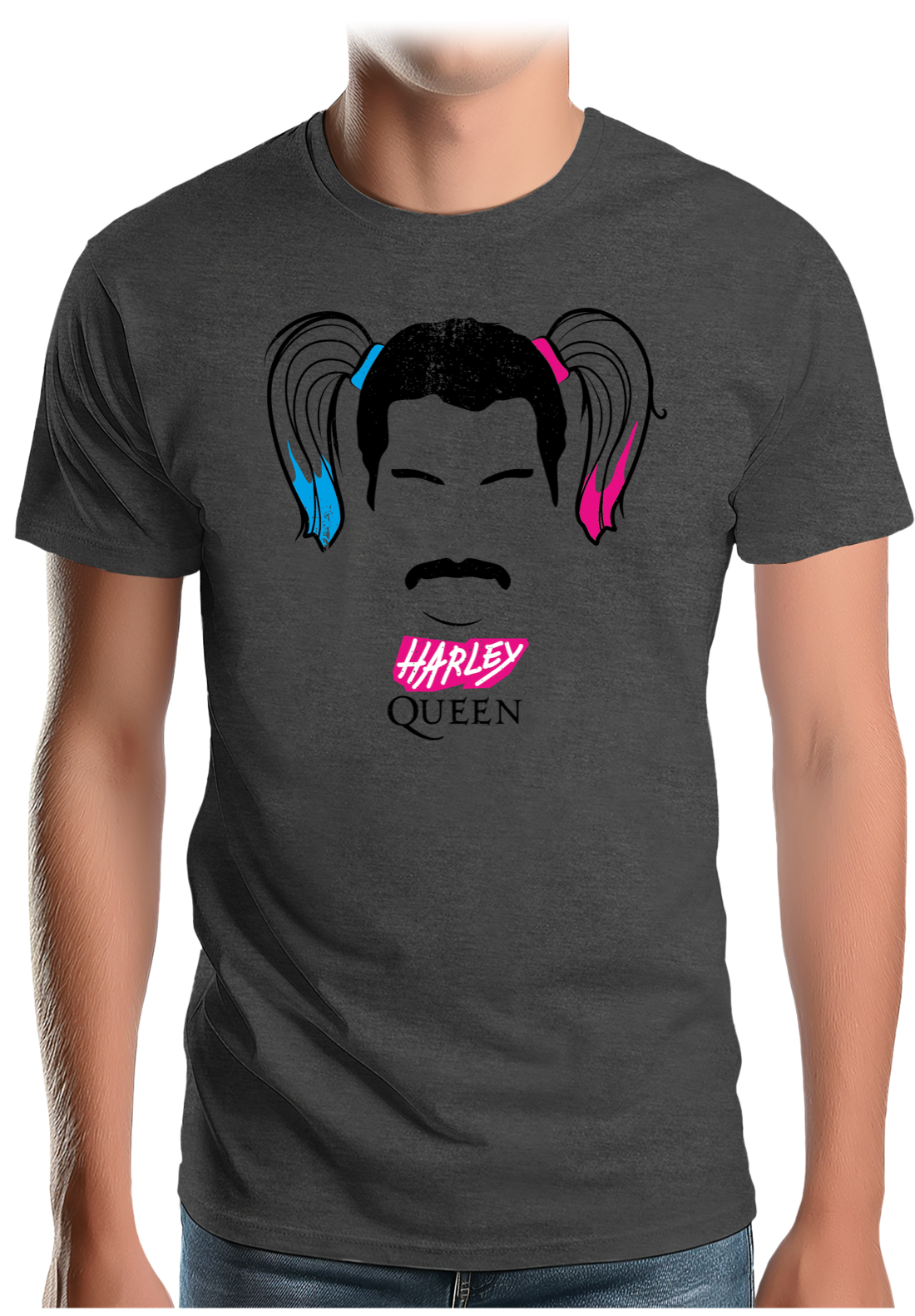 T-Shirt Homme Queen et Harley Quinn