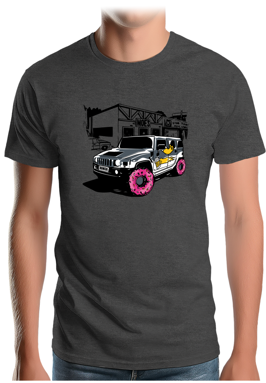 T-Shirt Homme Voiture de Homer Simson