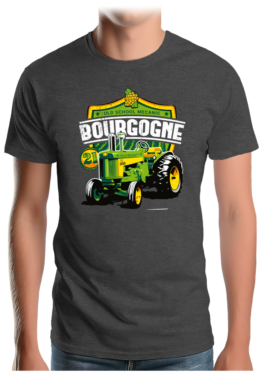 T-Shirt Homme Tracteur Old school Mecanic