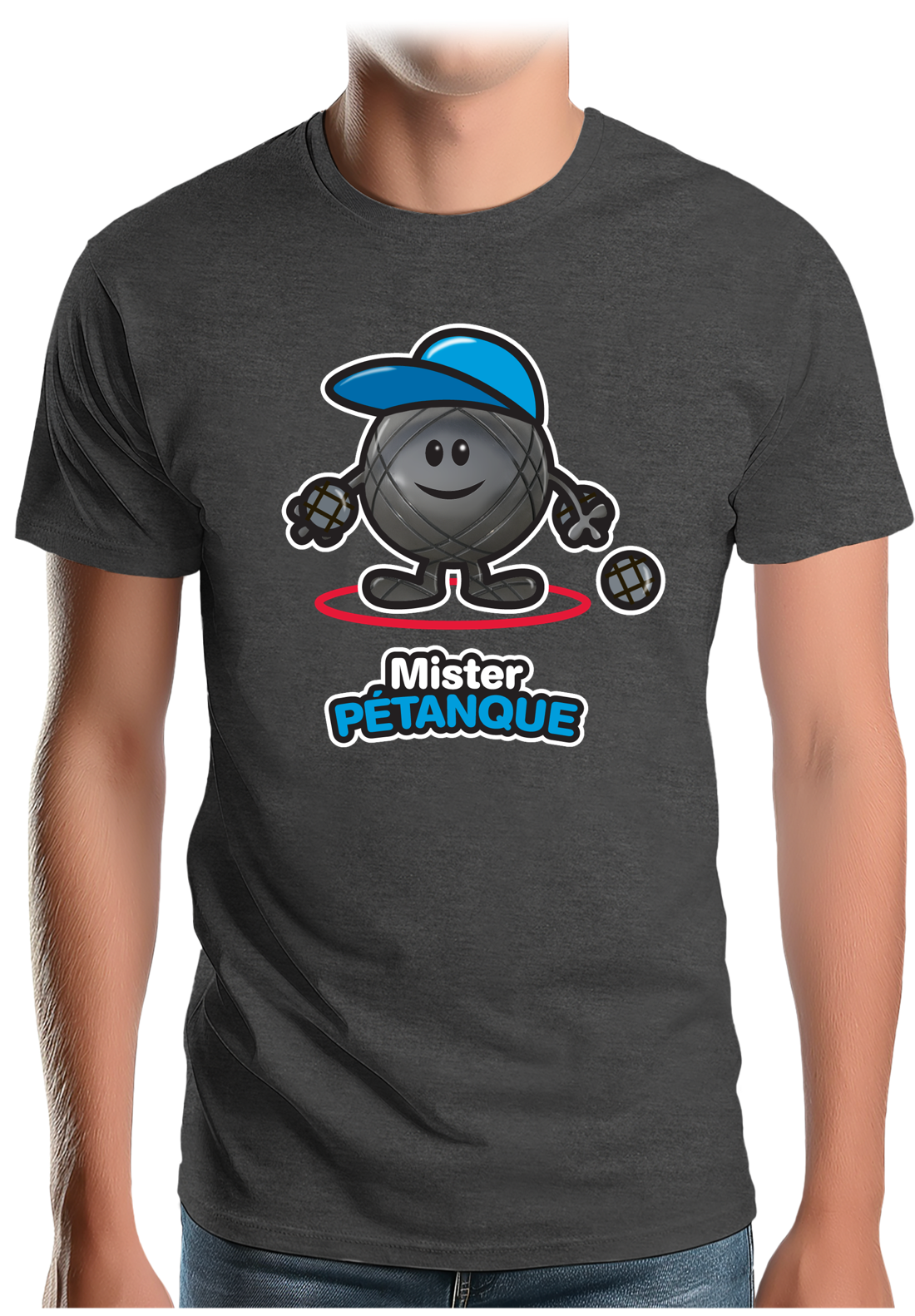 T-Shirt Homme Mister pétanque