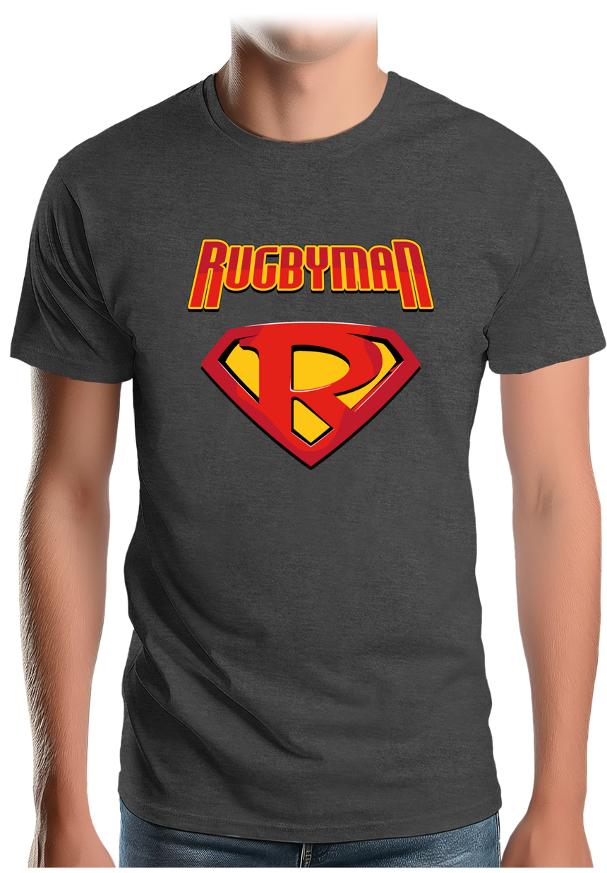 T-Shirt Homme Super Rugbyman