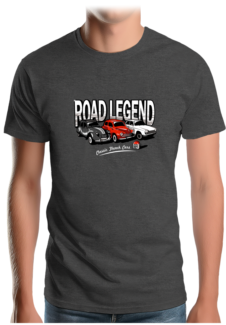 T-Shirt Homme Voiture Road Legend