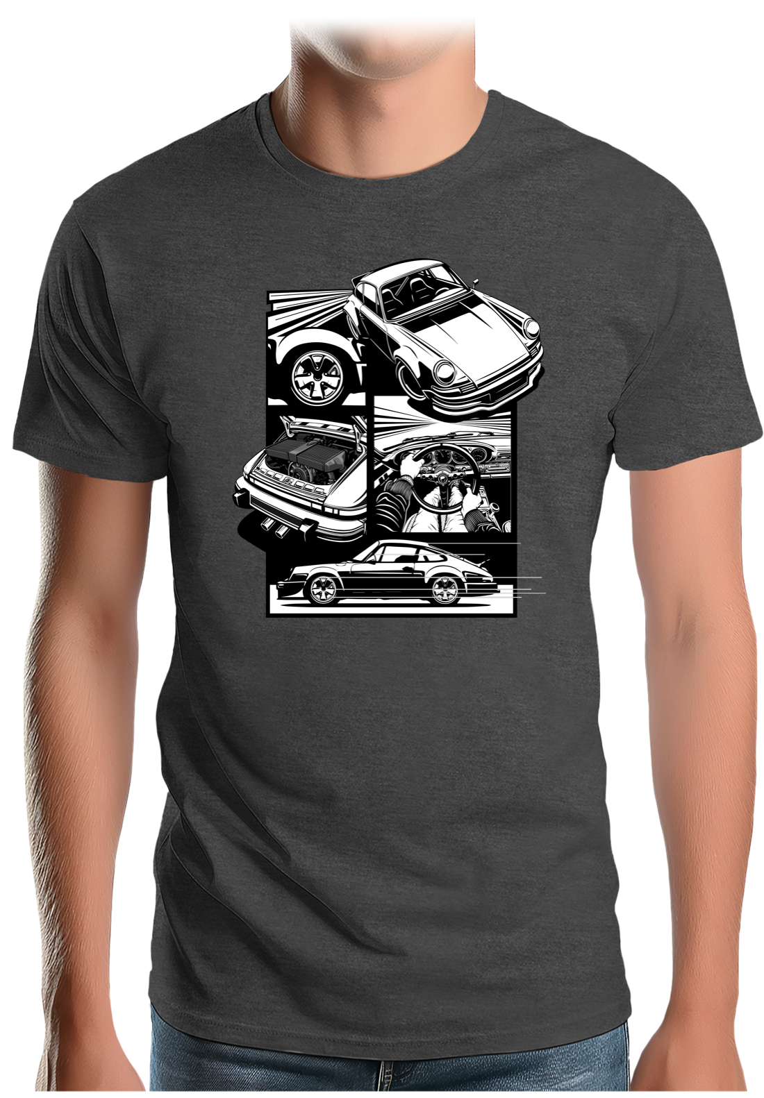 T-Shirt Homme 930 TURBO BANDE DESSINÉ