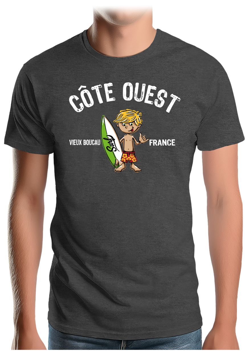 T-Shirt Homme Petit surfeur personnalisé