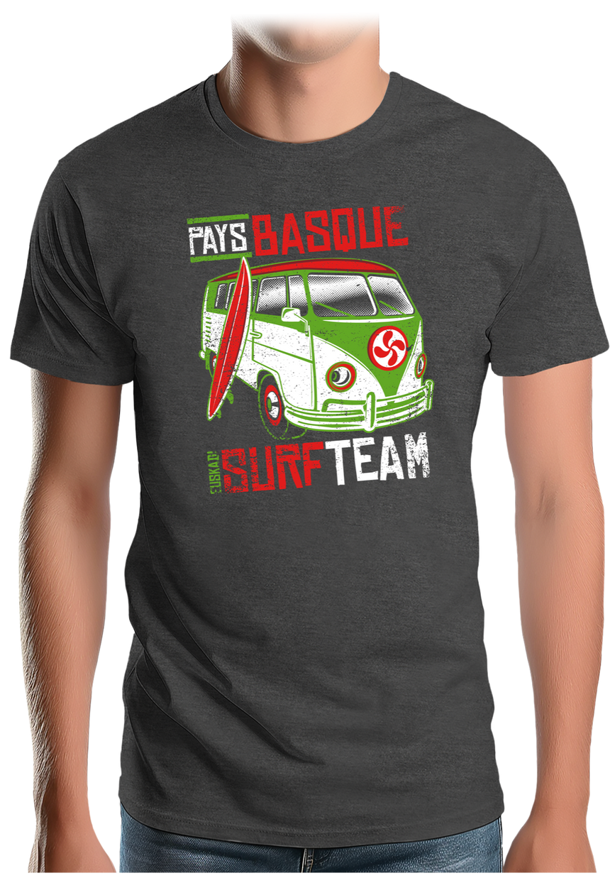 T-Shirt Homme Van surfeur Pays Basque
