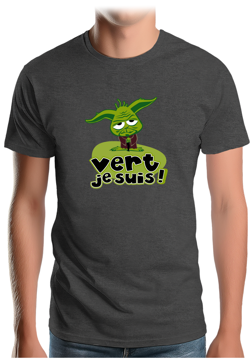 T-Shirt Homme Vert Je Suis