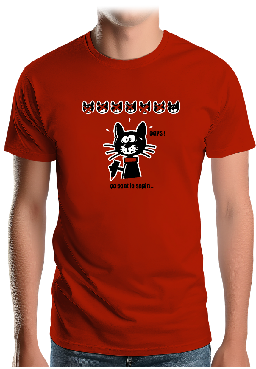 T-Shirt Homme Vie De Chat