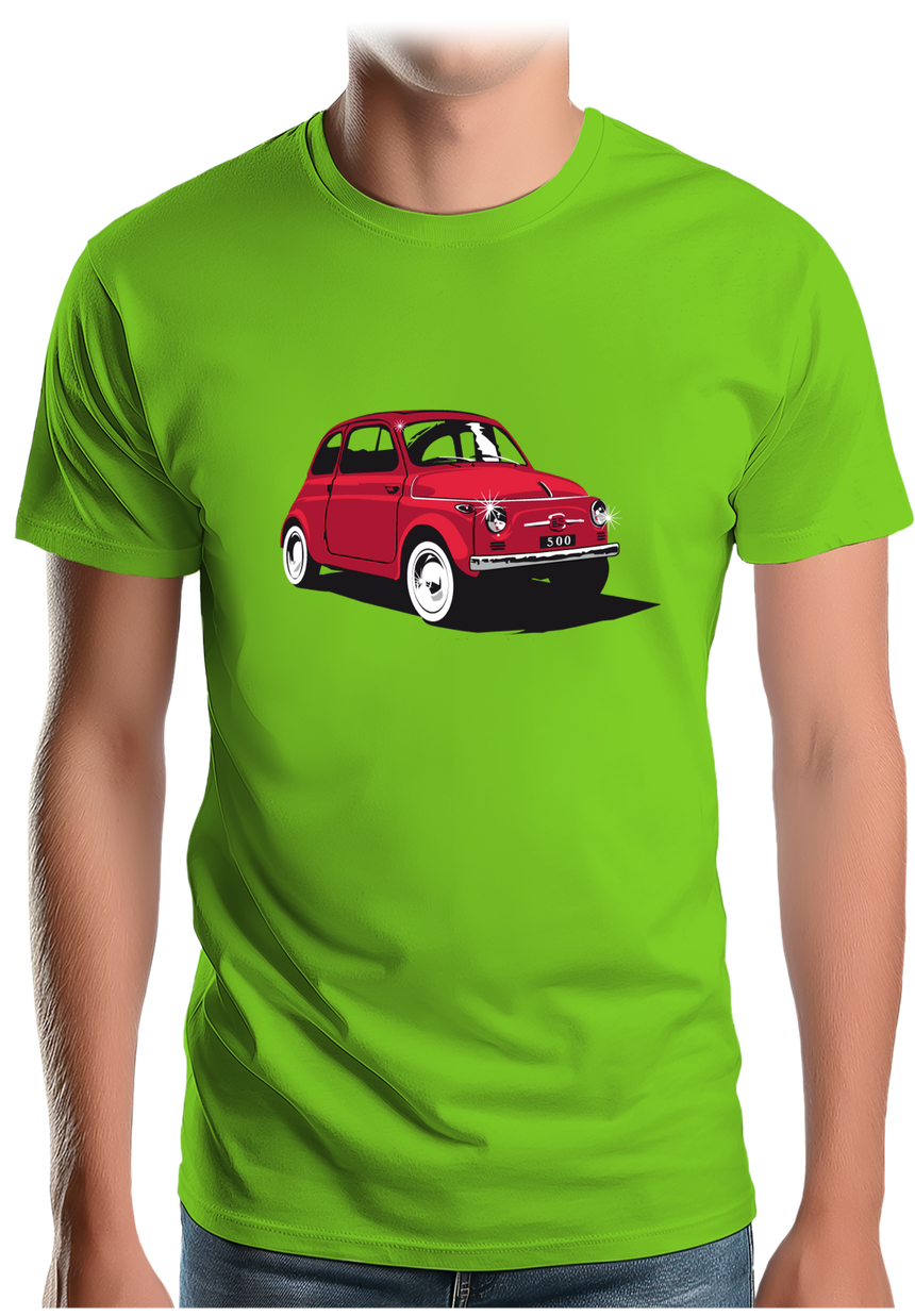 T-Shirt Homme Voiture Italienne 500 Luxe
